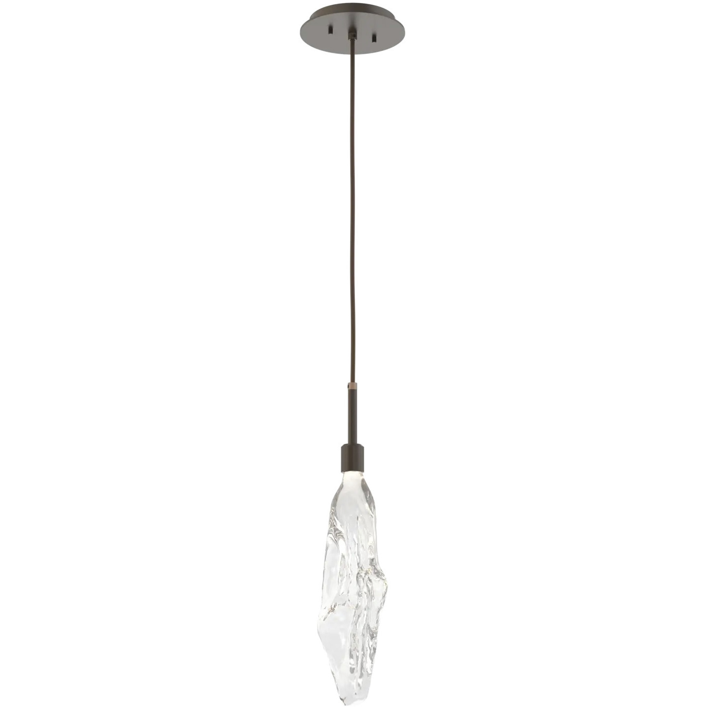 Icefall LED 6 inch Classic Silver Pendant Ceiling Light in 2700K LED