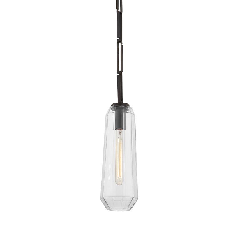 Copenhagen 1 Light 4.75 inch Black Brass Pendant Ceiling Light