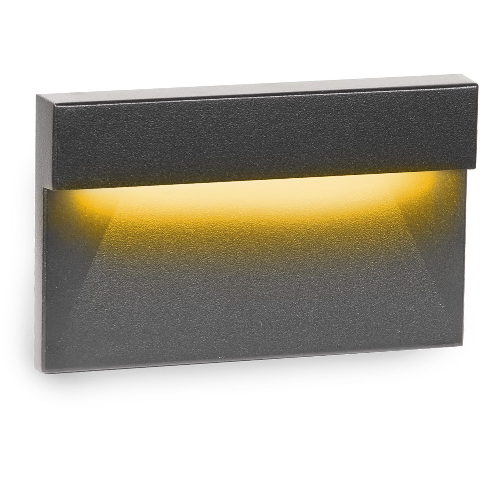 WAC 12V Step Light LED 5 inch Black ADA Step and Wall Light in Amber, WAC Landscape