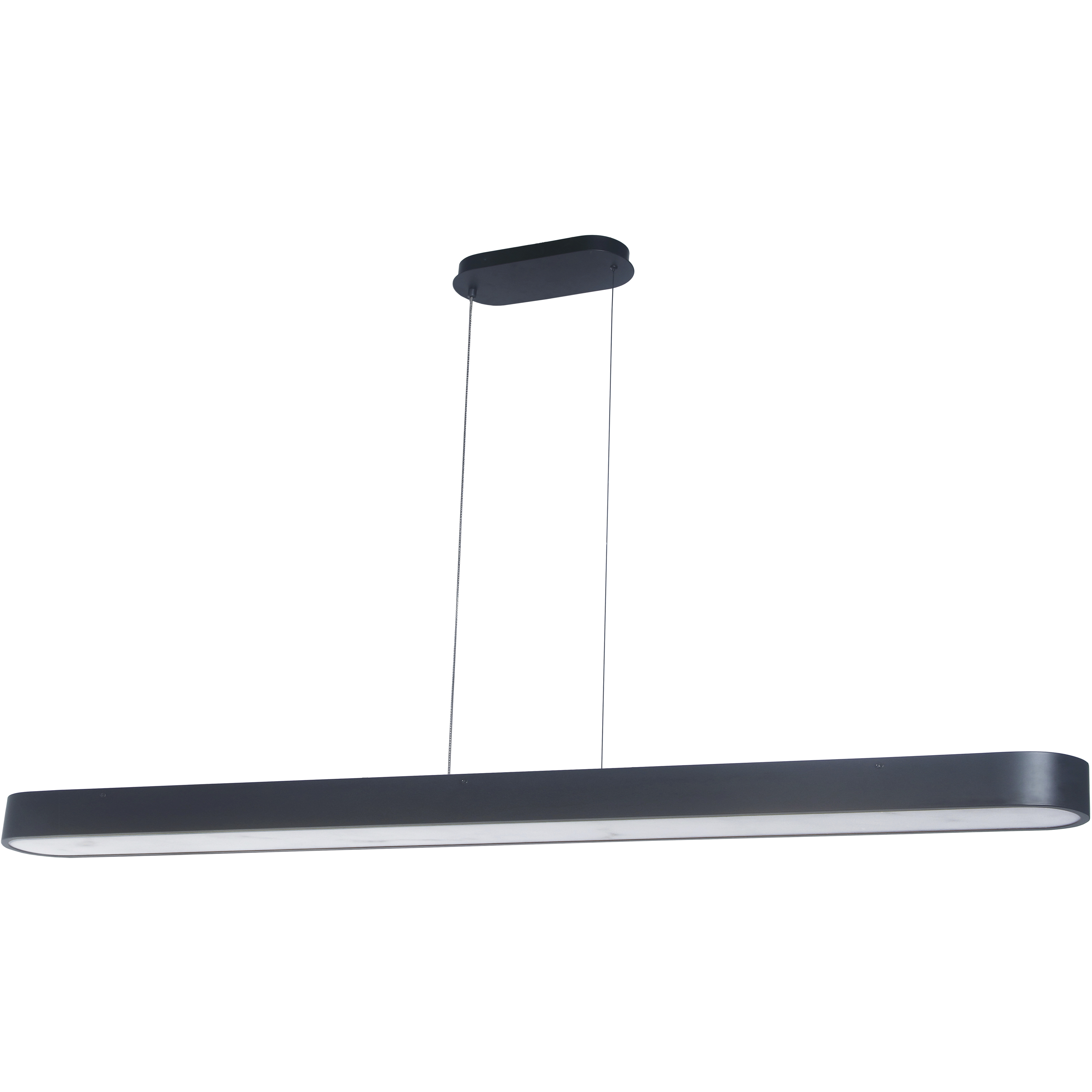 Walsh LED 72 inch Matte Black Horizontal Pendant Ceiling Light