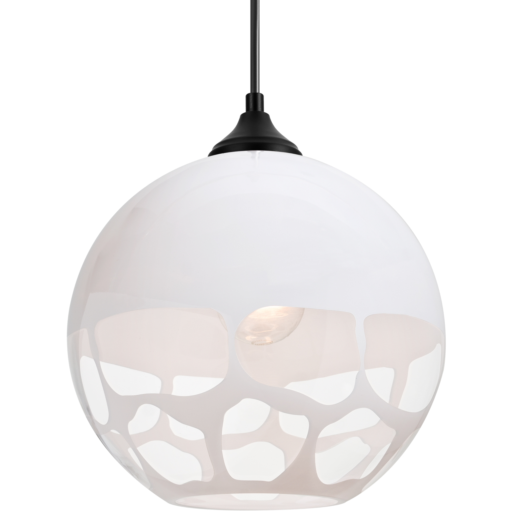 Rocky 1 Light Black Outdoor Pendant