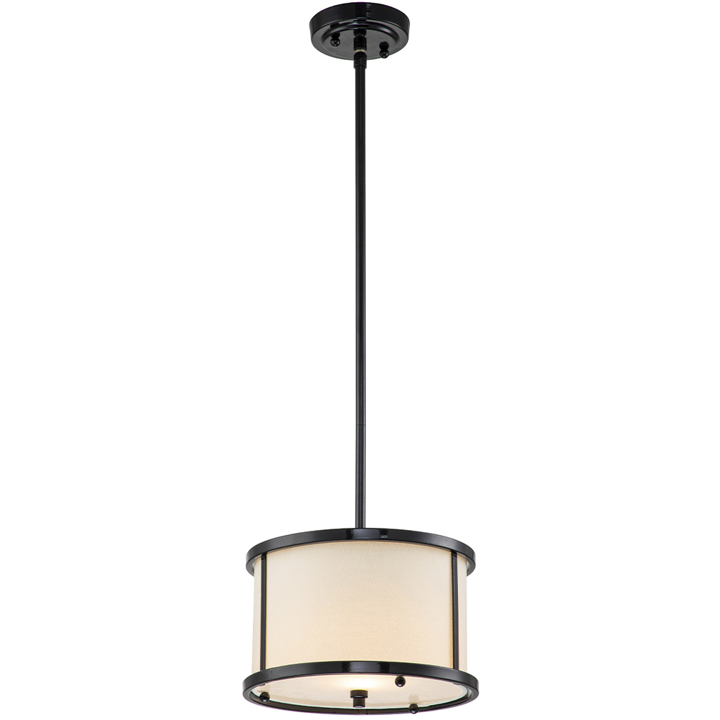 Lemuria 1 Light 10.5 inch Black Mini Pendant Ceiling Light