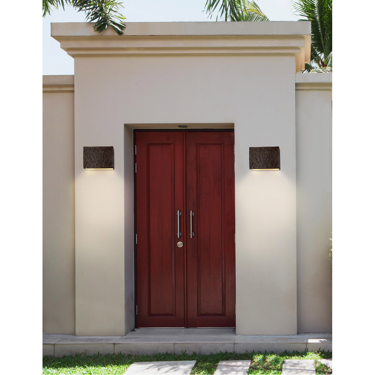 Ambiance 2 Light 12 inch Dark Bronze ADA Wall Sconce Wall Light
