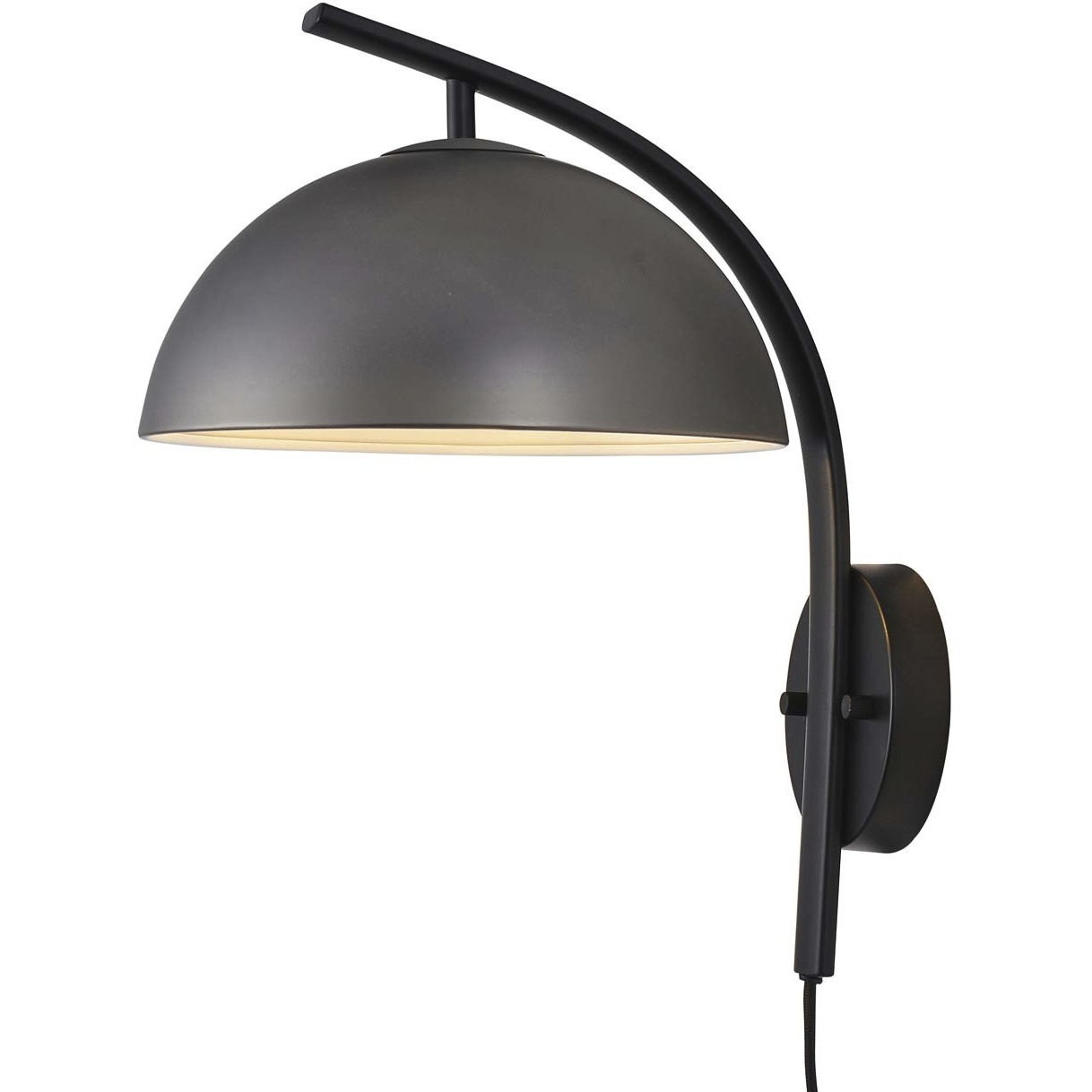 Domus 1 Light 10 inch Gunmetal and Matte Black Wall Sconce Wall Light