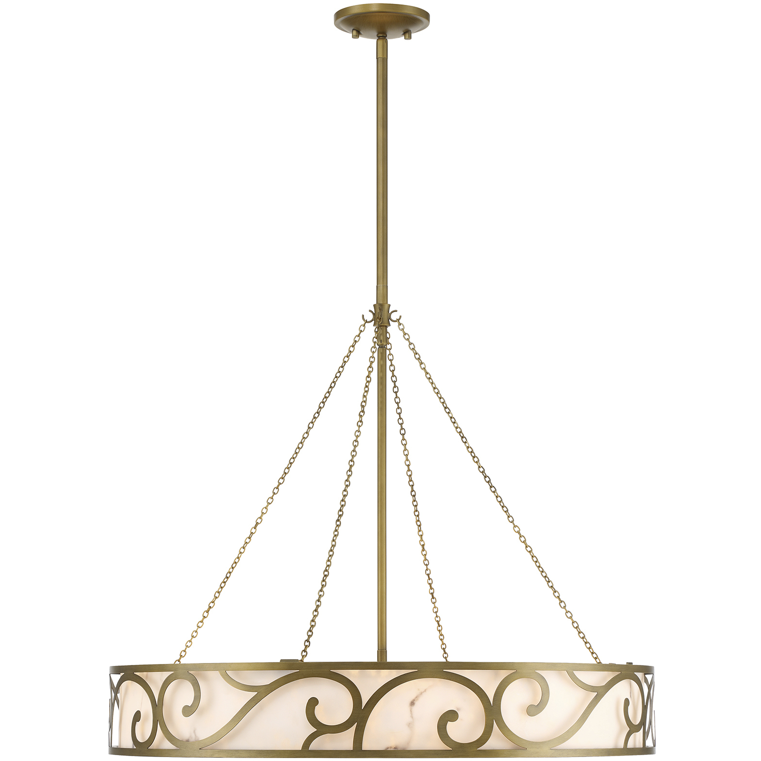 Halstead 8 Light 28.13 inch Antique Patina Chandelier Ceiling Light