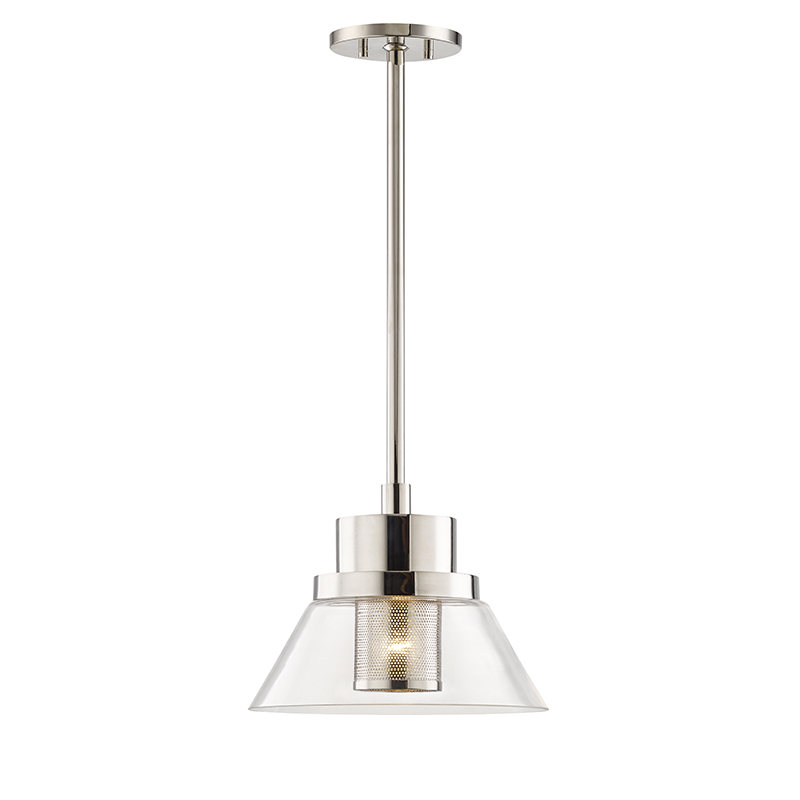 Paoli 1 Light 12 inch Polished Nickel Pendant Ceiling Light