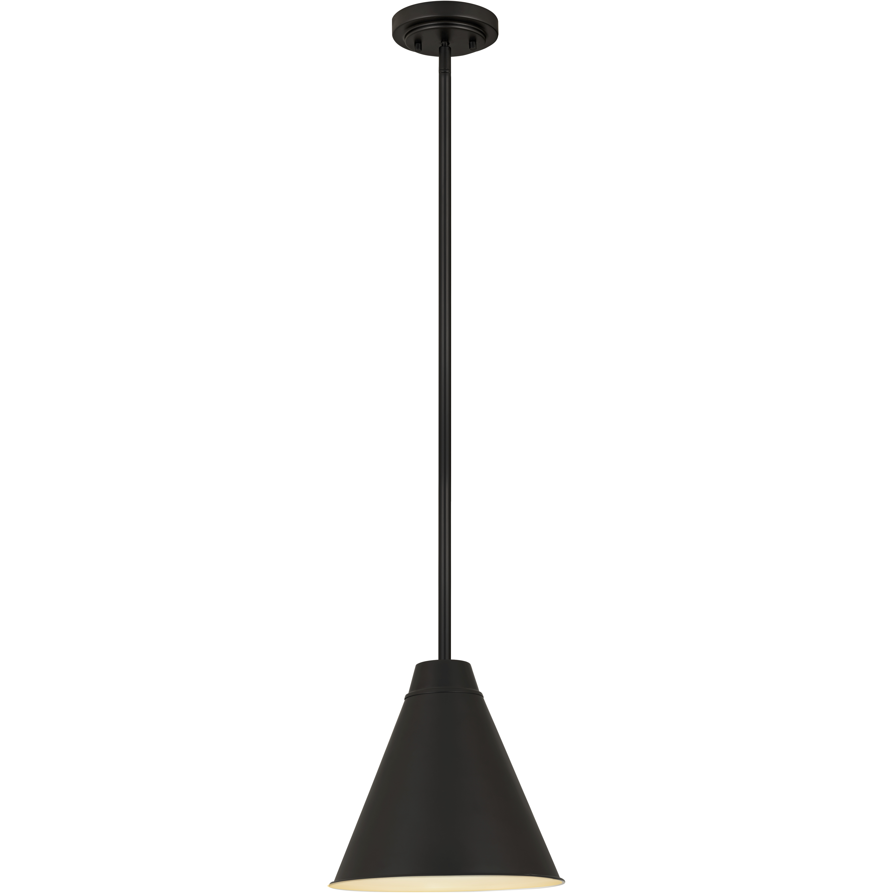 Eaton 1 Light 12 inch Matte Black Pendant Ceiling Light