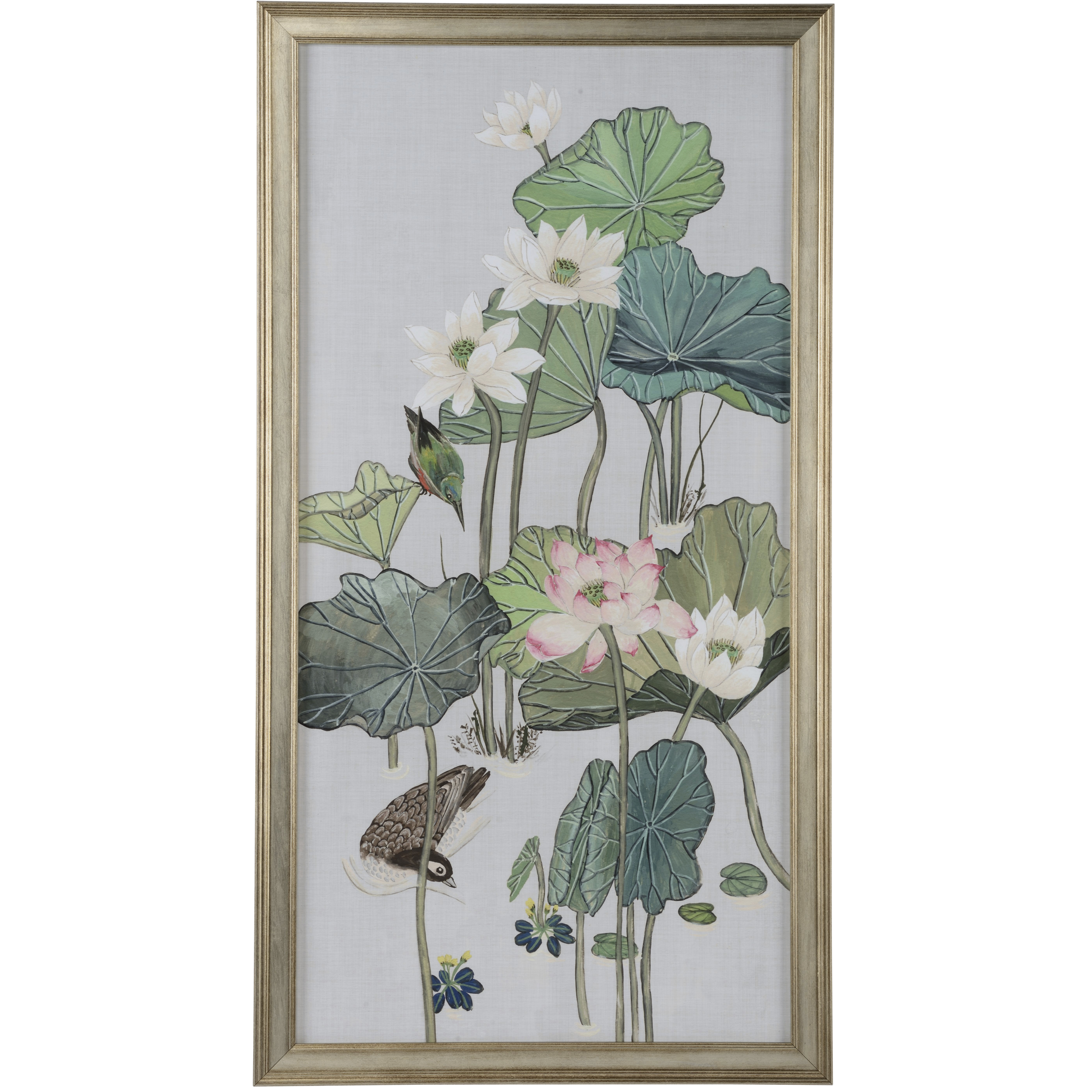 Lotus Pond II 51.5 X 27.5 inch Print