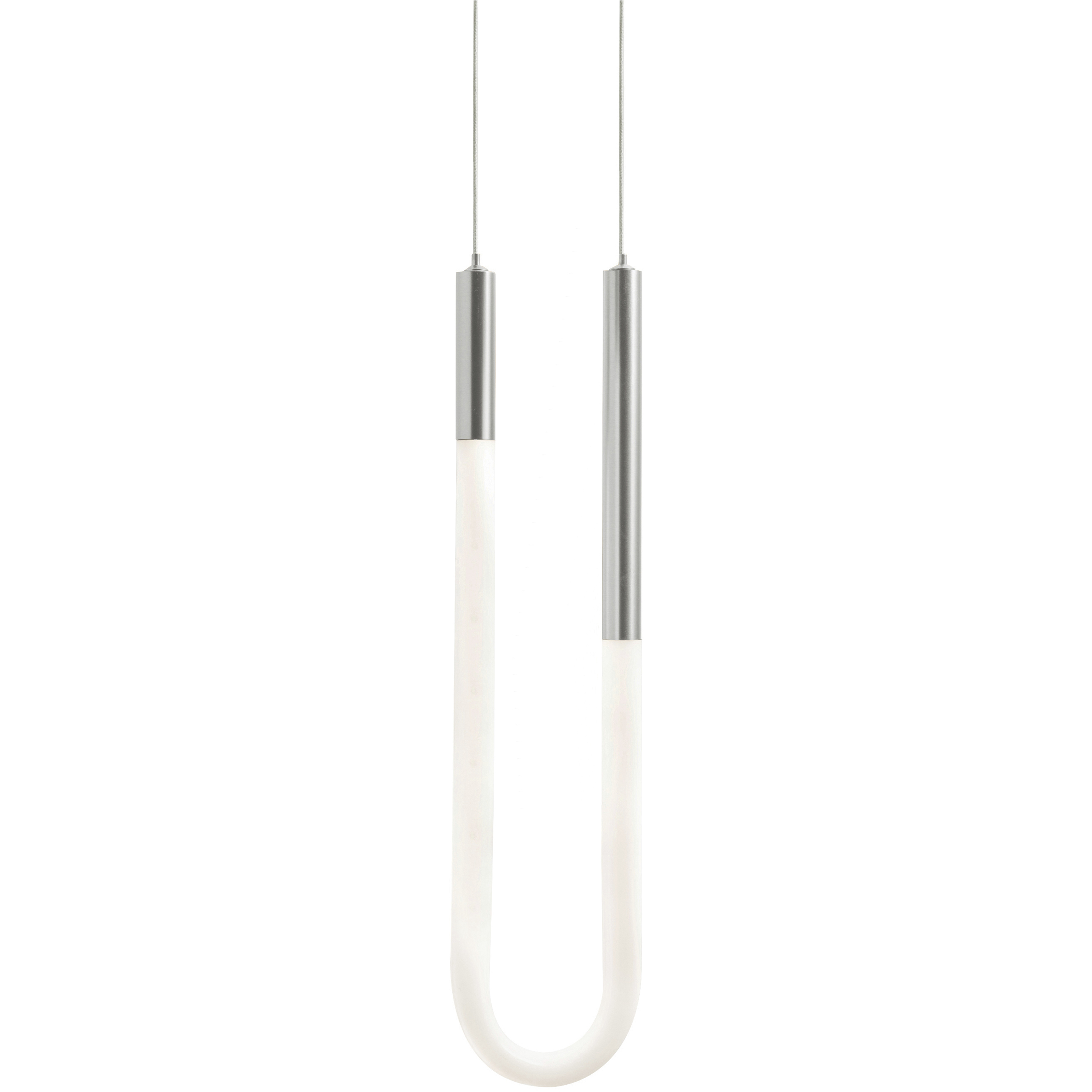 Adel LED 4 inch Satin Nickel Pendant Ceiling Light