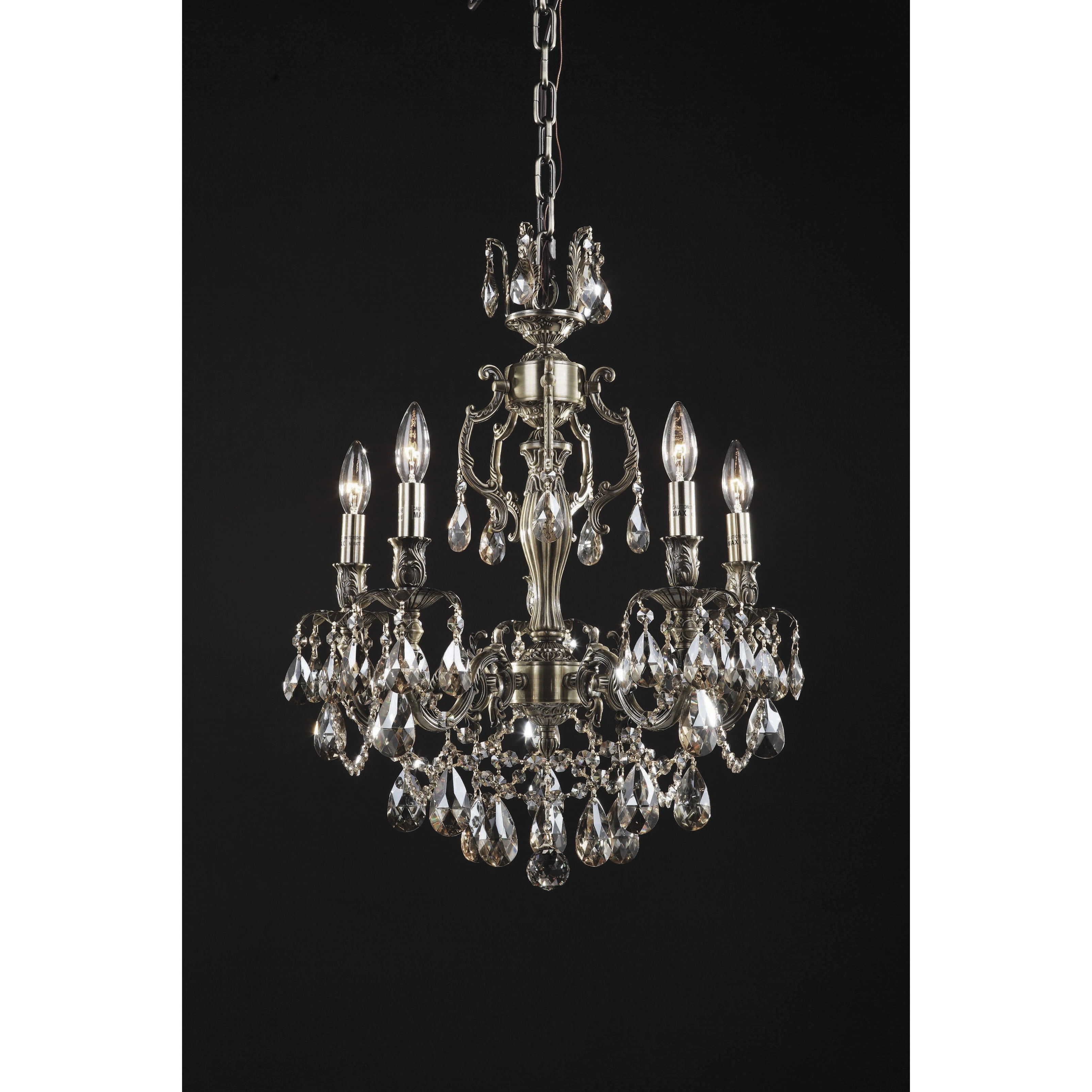 Brindisi 5 Light 20 inch Monaco Bronze Chandelier Ceiling Light