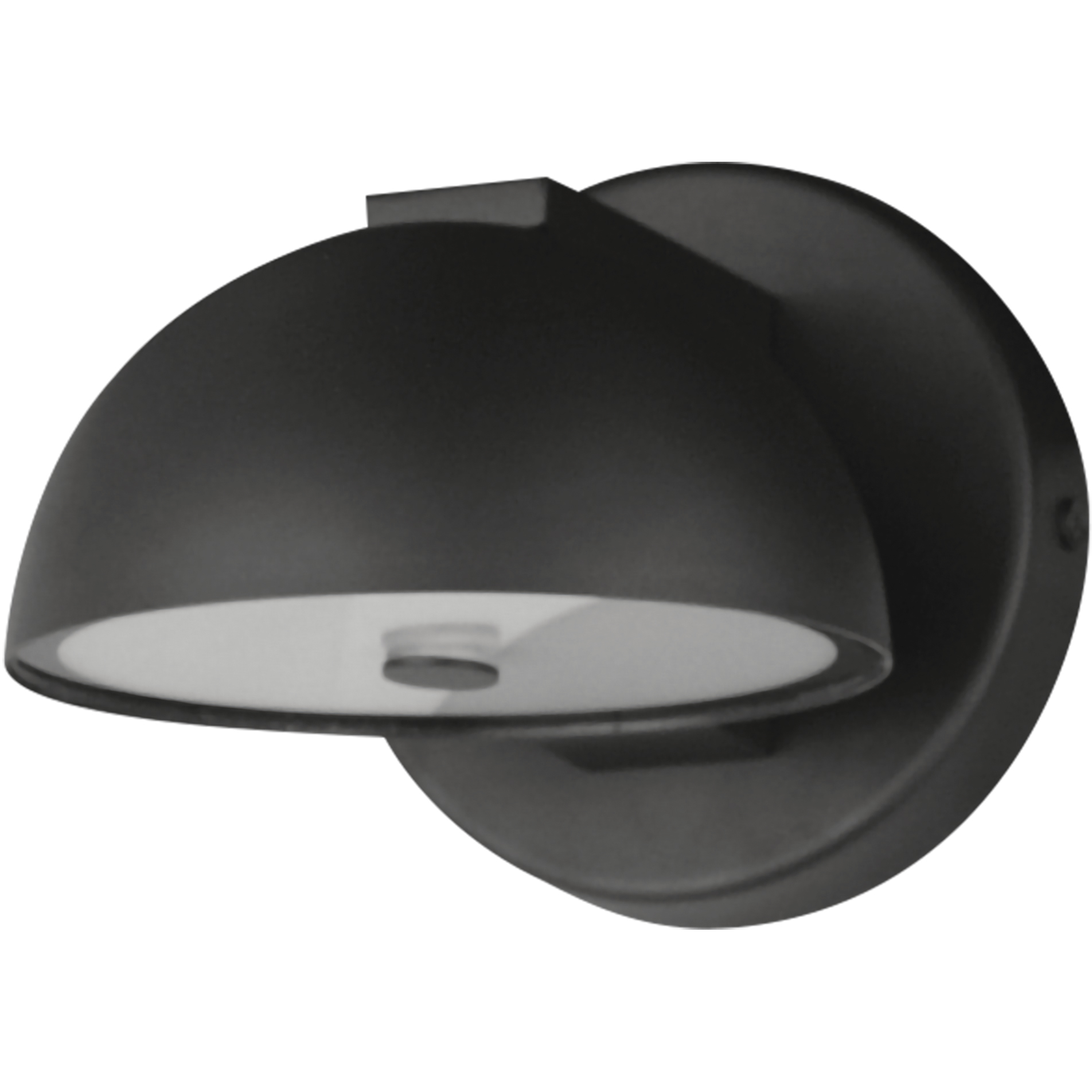 Cauldron LED 7 inch Black Outdoor Wall Mount