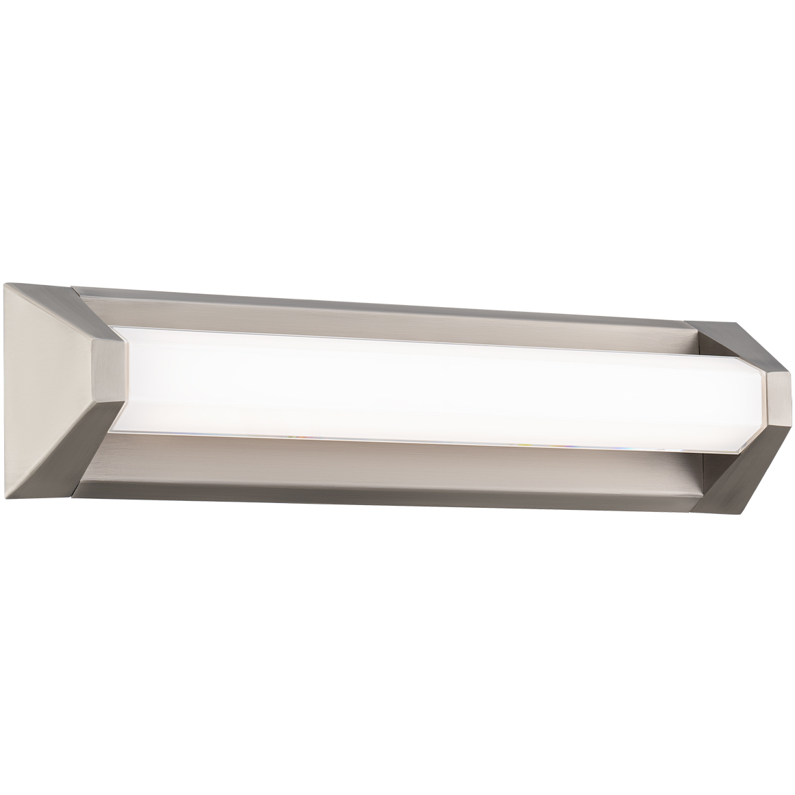 Swale LED 4 inch Brushed Nickel ADA Indoor Wall Lighting in 3500K