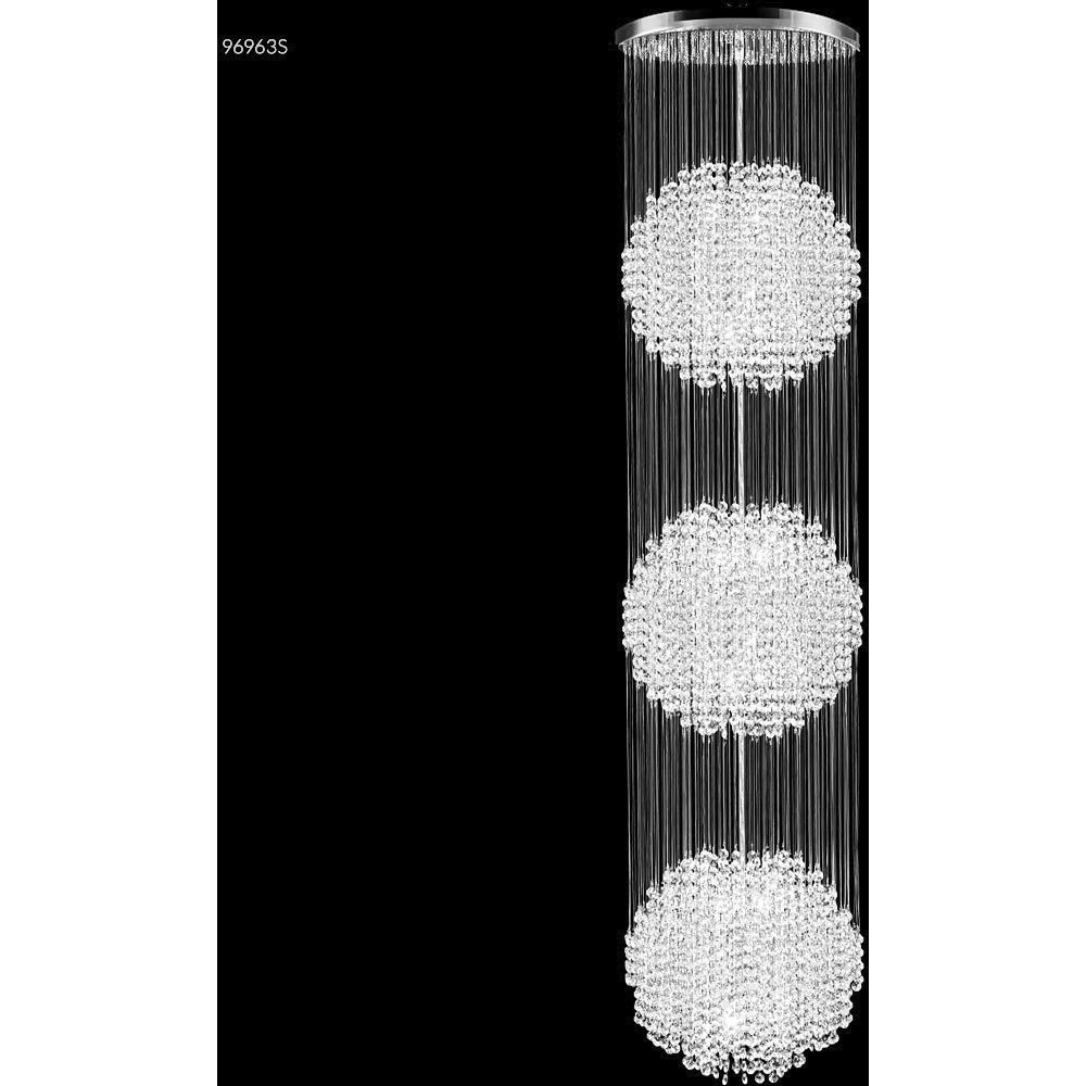 Continental Fashion 18 Light Silver Chandelier Ceiling Light