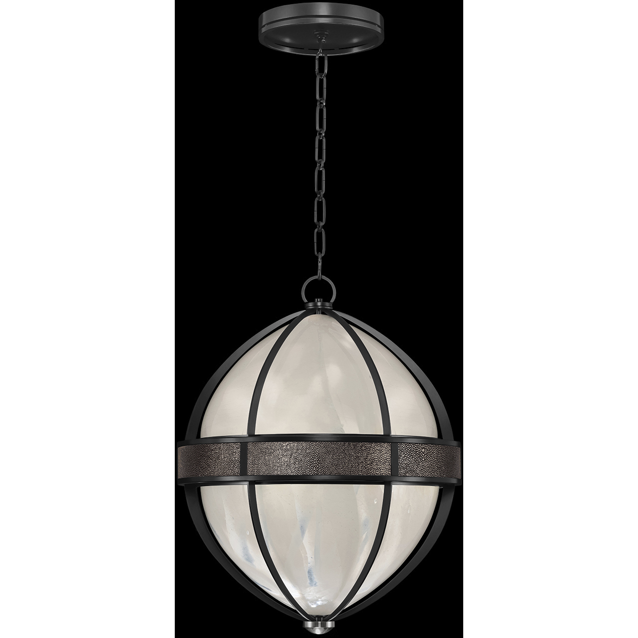 Mirage 3 Light 18.75 inch Black Pendant Ceiling Light