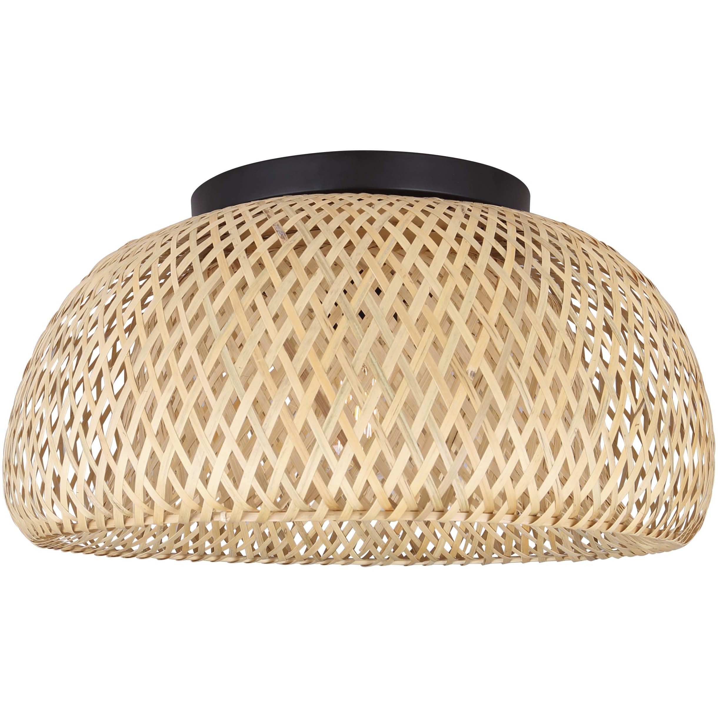Sariel 1 Light 18 inch Black Flush Mount Ceiling Light