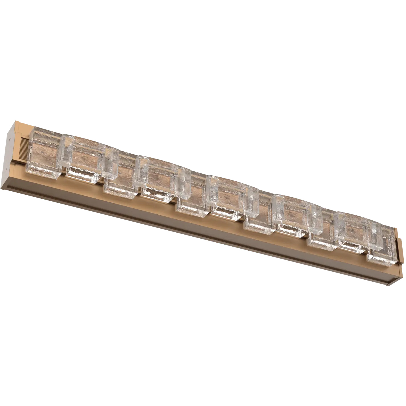Tessera LED 38 inch Novel Brass Vanity Light Wall Light