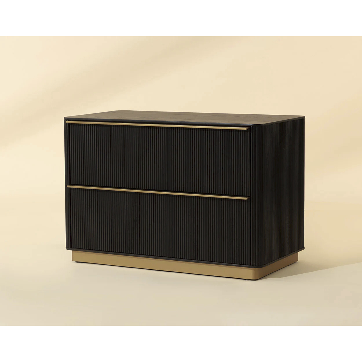 Kalla 36 X 24.25 inch Charcoal Nightstand