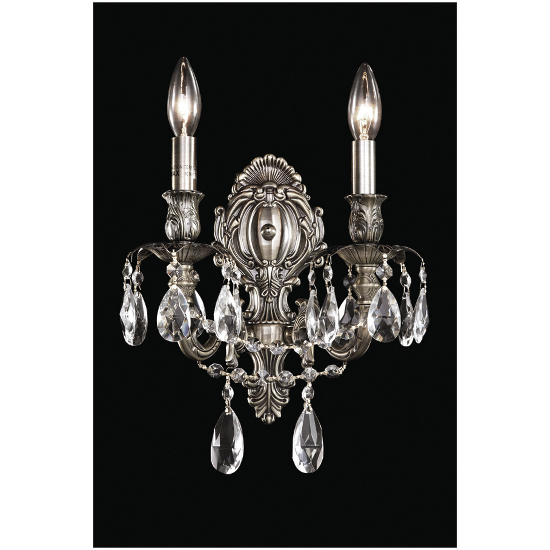 Brindisi 2 Light 11 inch Monaco Bronze Wall Sconce Wall Light