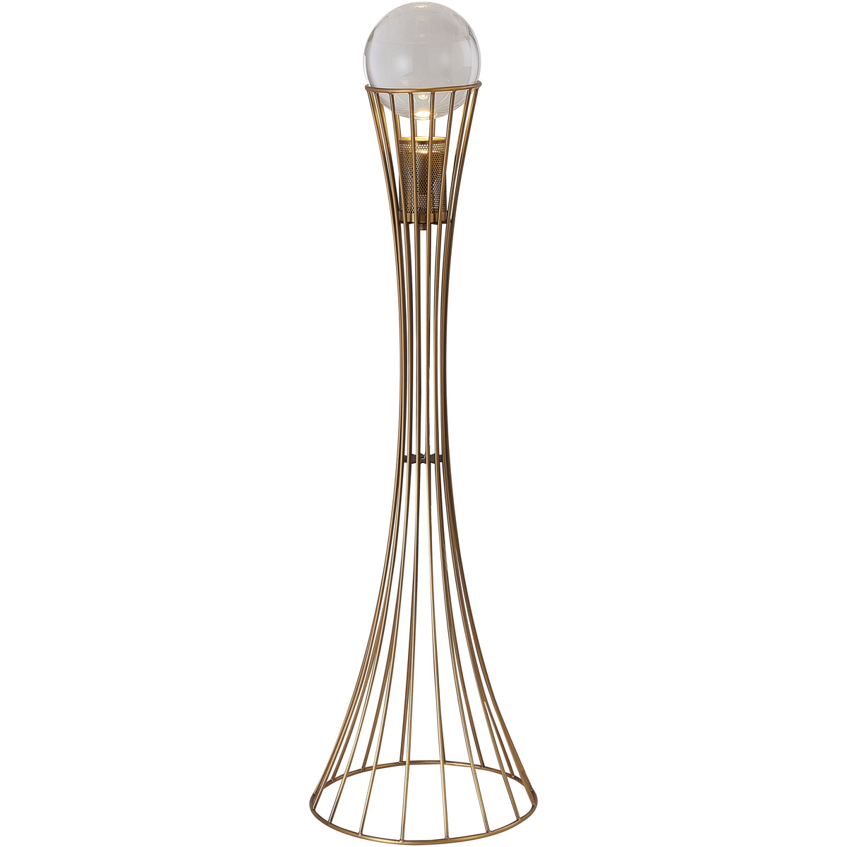 Canada 65 inch 25.00 watt Antique Brass Floor Lamp Portable Light