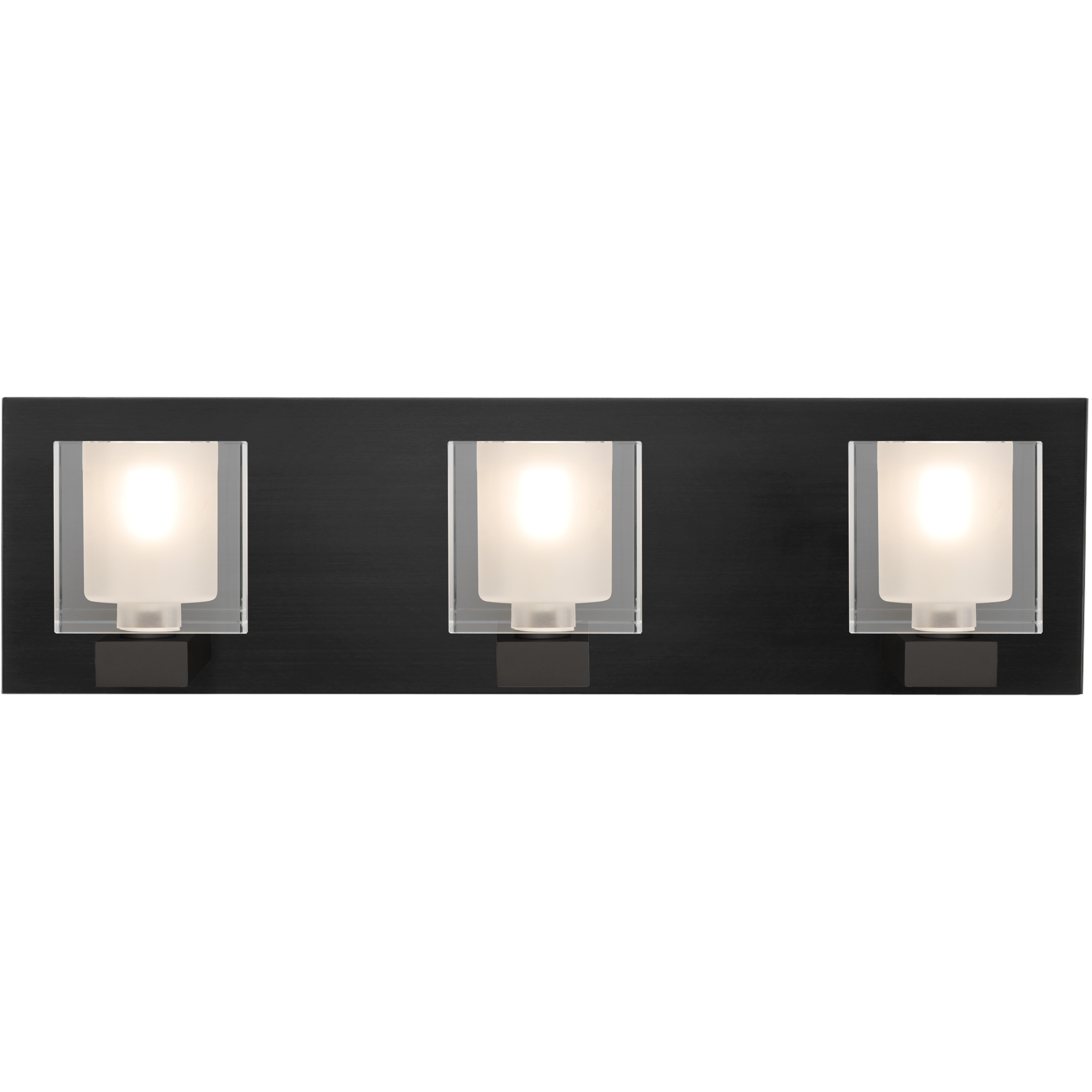 Bolo 3 Light 22 inch Black Vanity Light Wall Light