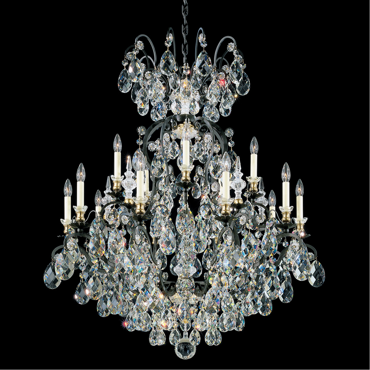 Renaissance 16 Light 38 inch Heirloom Bronze Chandelier Ceiling Light in Heritage