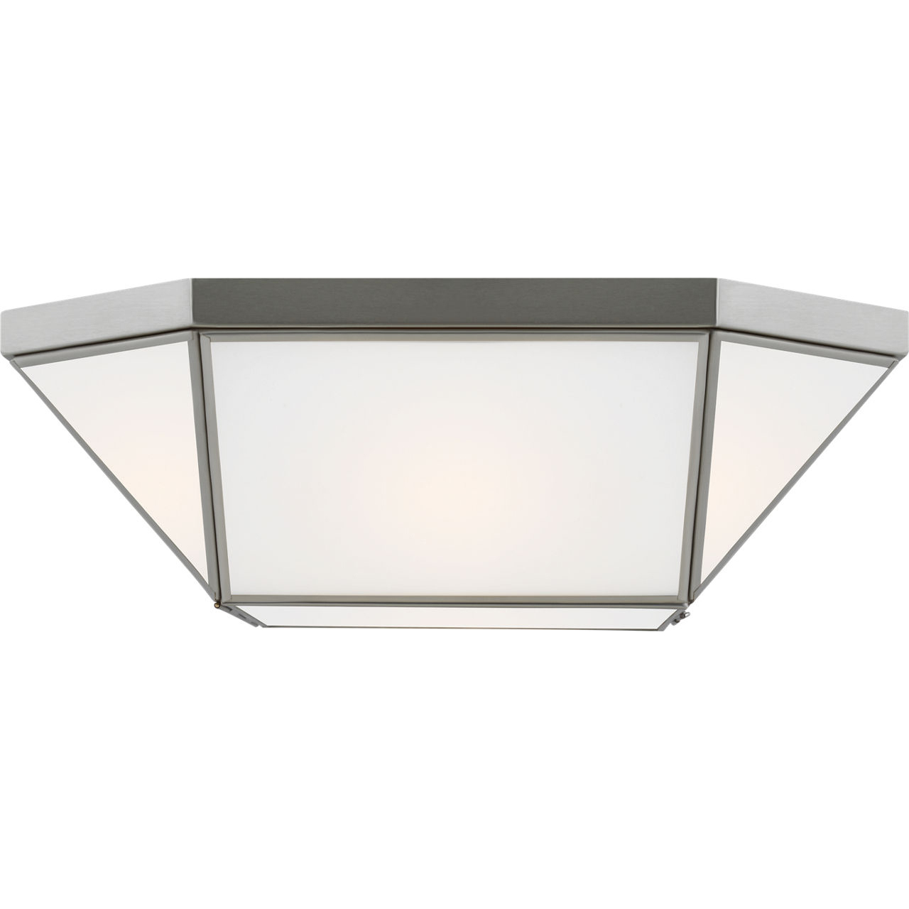 Suzanne Kasler Morrison 2 Light 15.5 inch Brushed Nickel Flush Mount Ceiling Light
