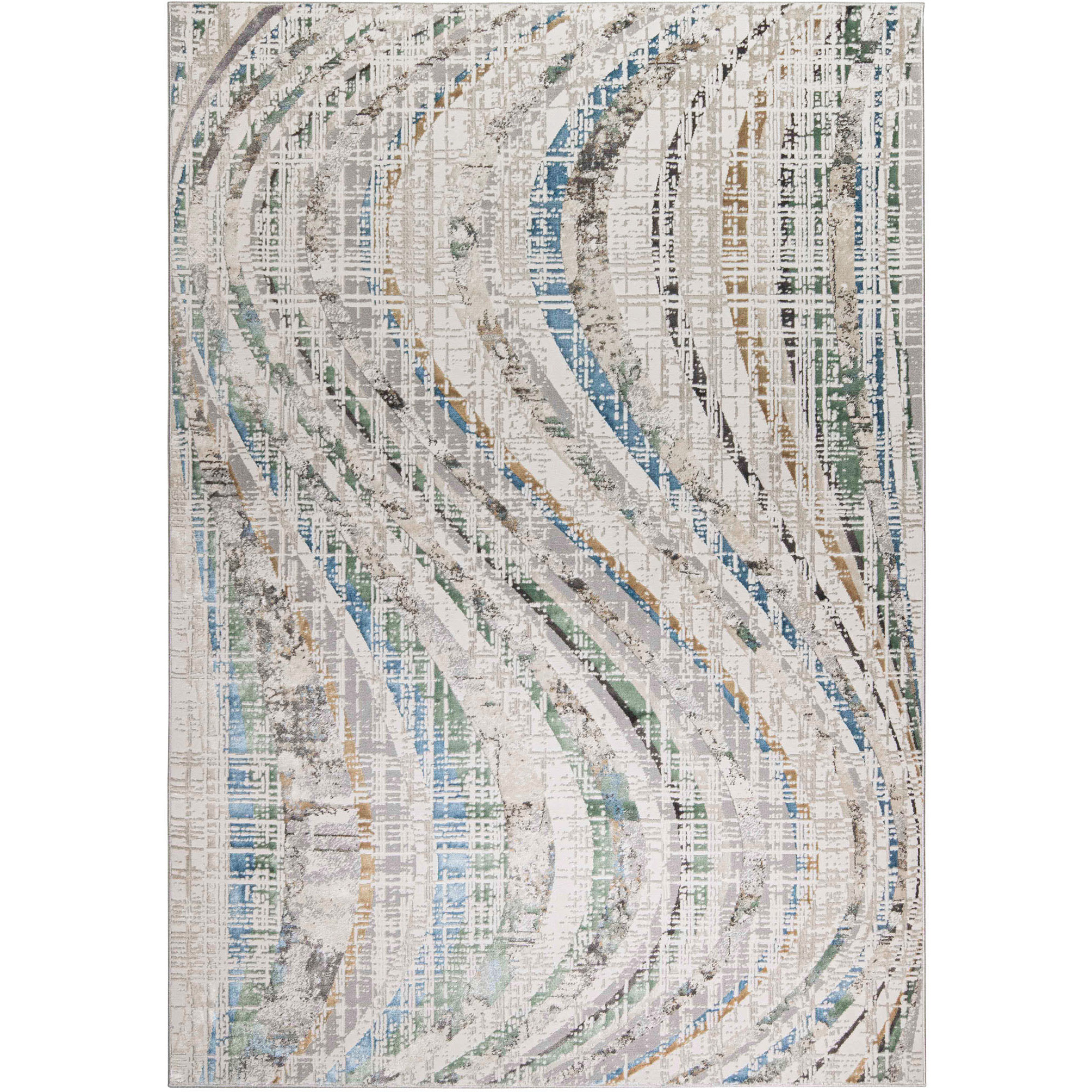 Zaria 130 X 94 inch Earth Tones Rug in 8 x 11