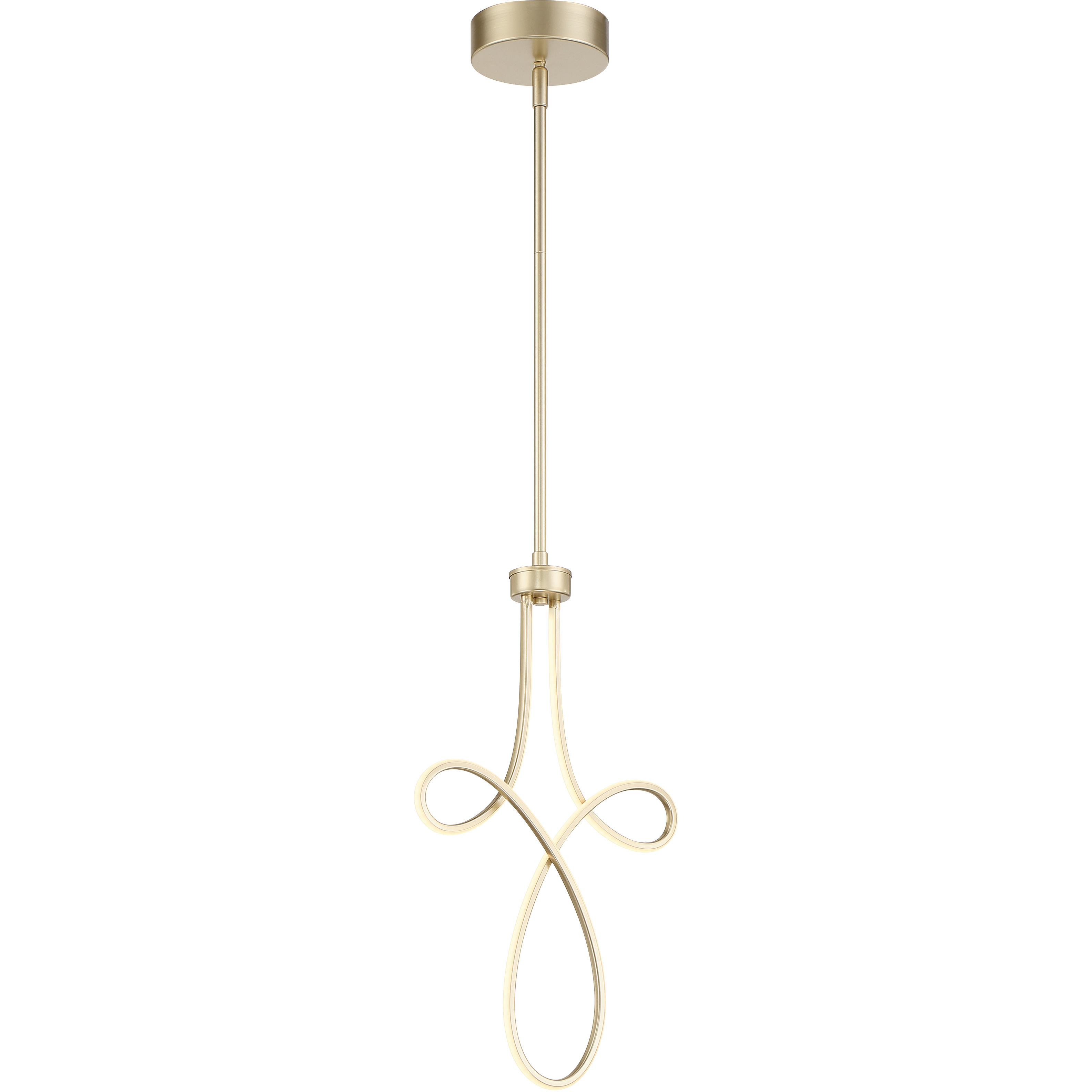 Astor LED 12 inch Soft Gold Mini Pendant Ceiling Light