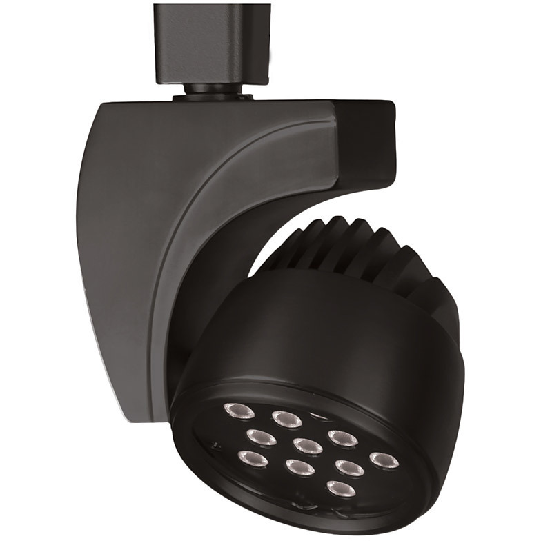 Reflex 1 Light 120 Black Track Head Ceiling Light in 3000K