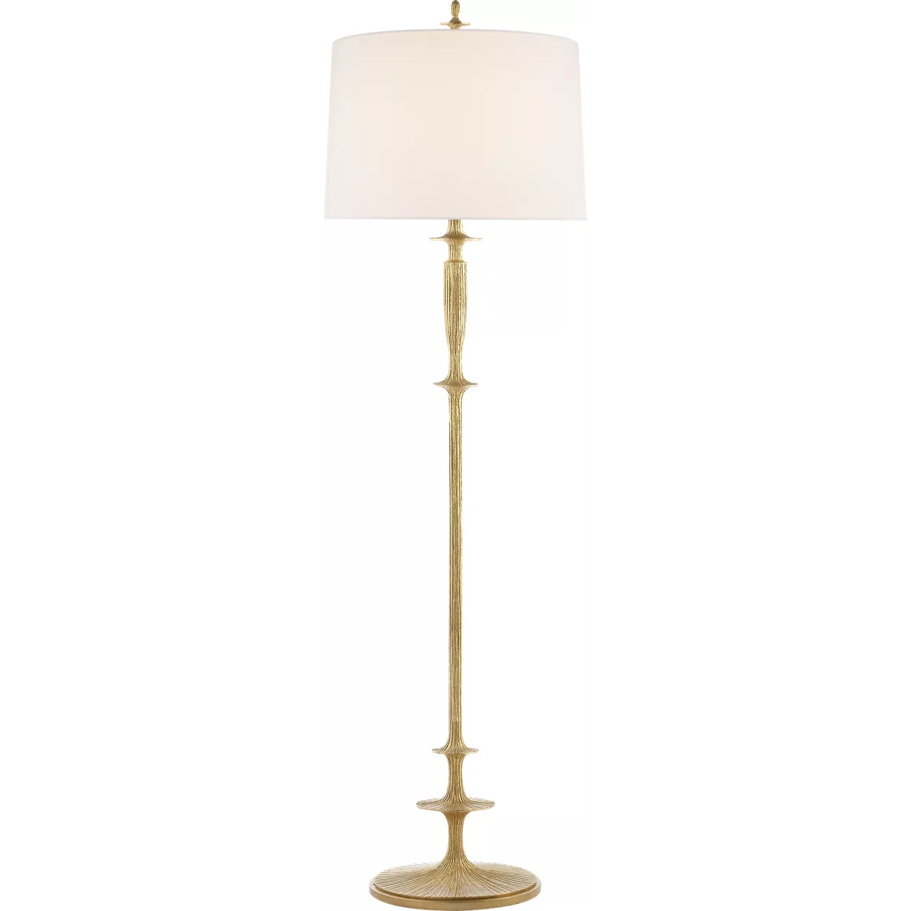 Barbara Barry Lotus 68.5 inch 150 watt Gild Floor Lamp Portable Light in Linen