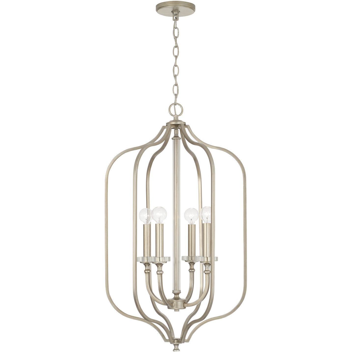 Breigh 4 Light 18 inch Brushed Champagne Foyer Ceiling Light