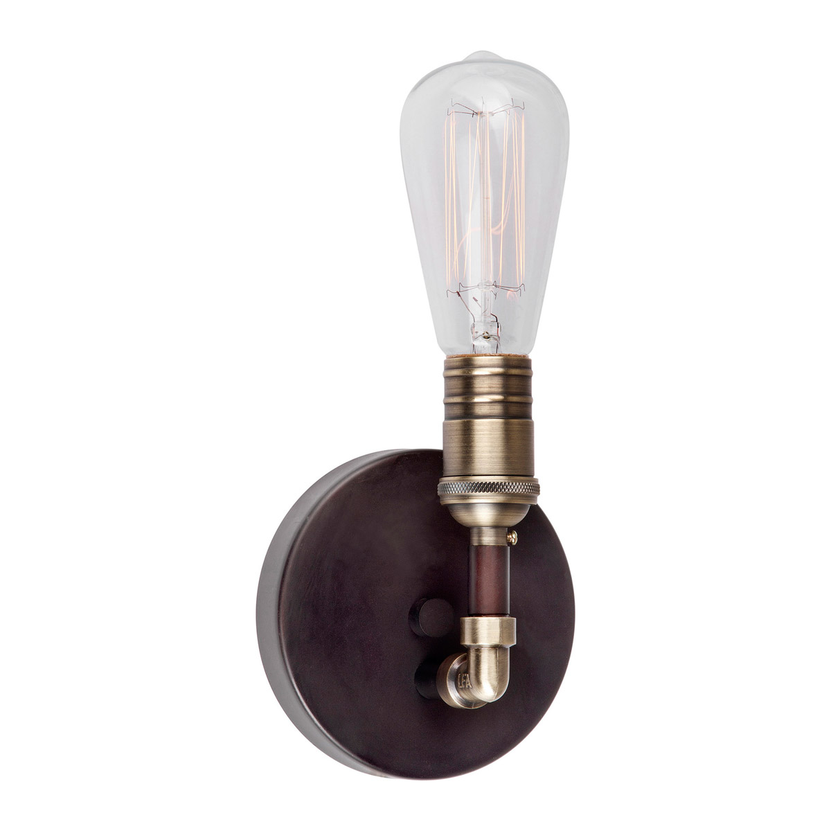Signature 1 Light 5 inch Antique Bronze Wall Sconce Wall Light