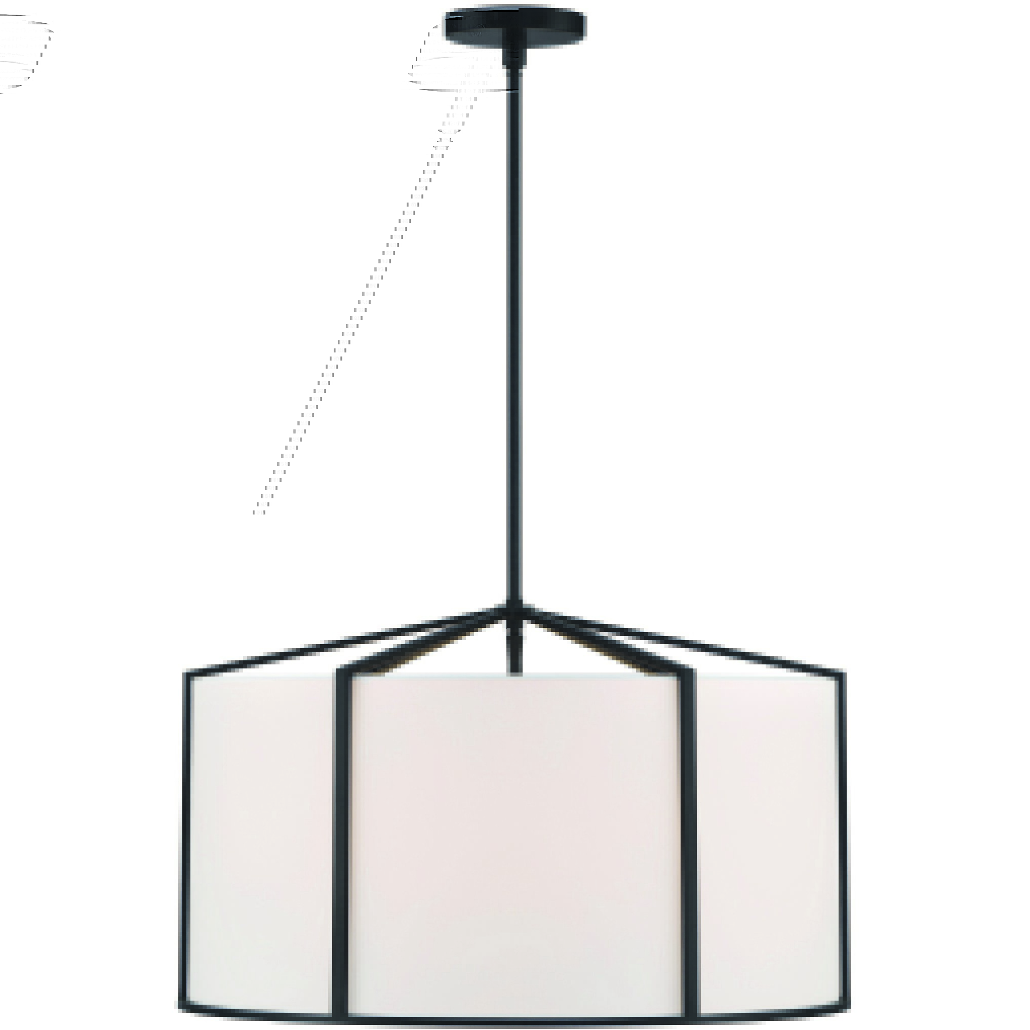 Carlyn 6 Light 24 inch Black Chandelier Ceiling Light