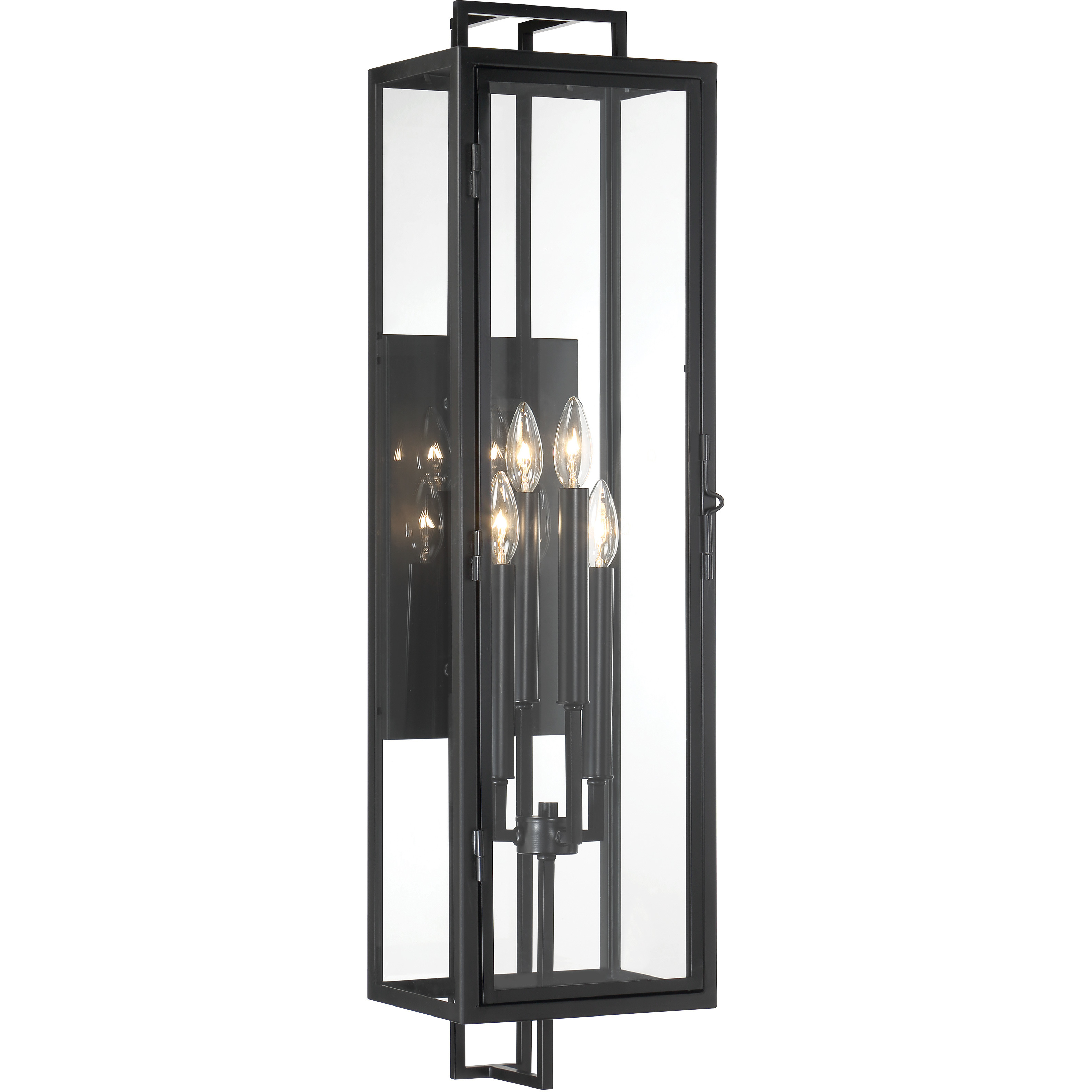Knoll Road 4 Light 35 inch Coal Outdoor Wall Mount, Great Outdoors