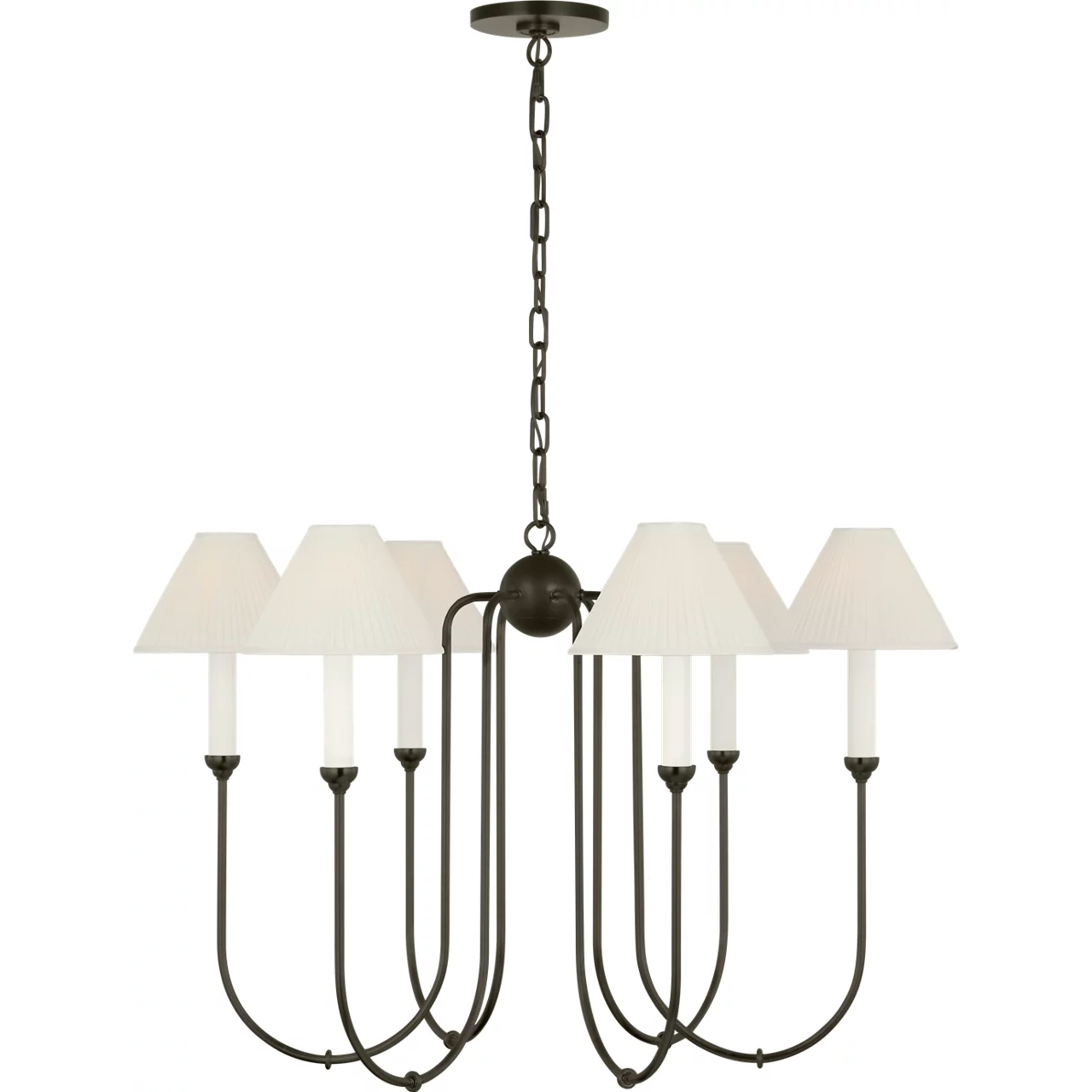 Amber Lewis Ingela LED 36 inch Modern Iron Chandelier Ceiling Light