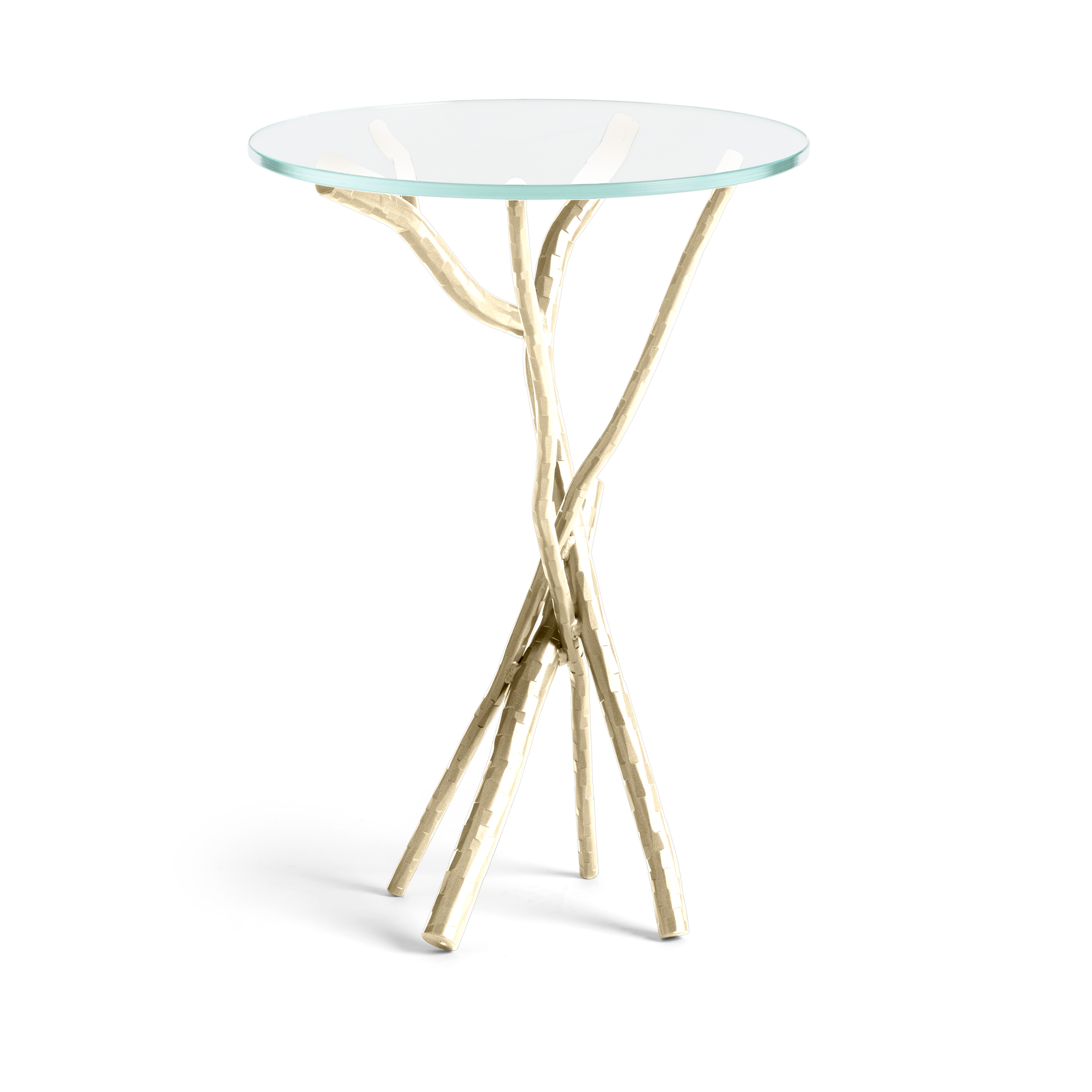 Brindille 18 inch Modern Brass Accent Table