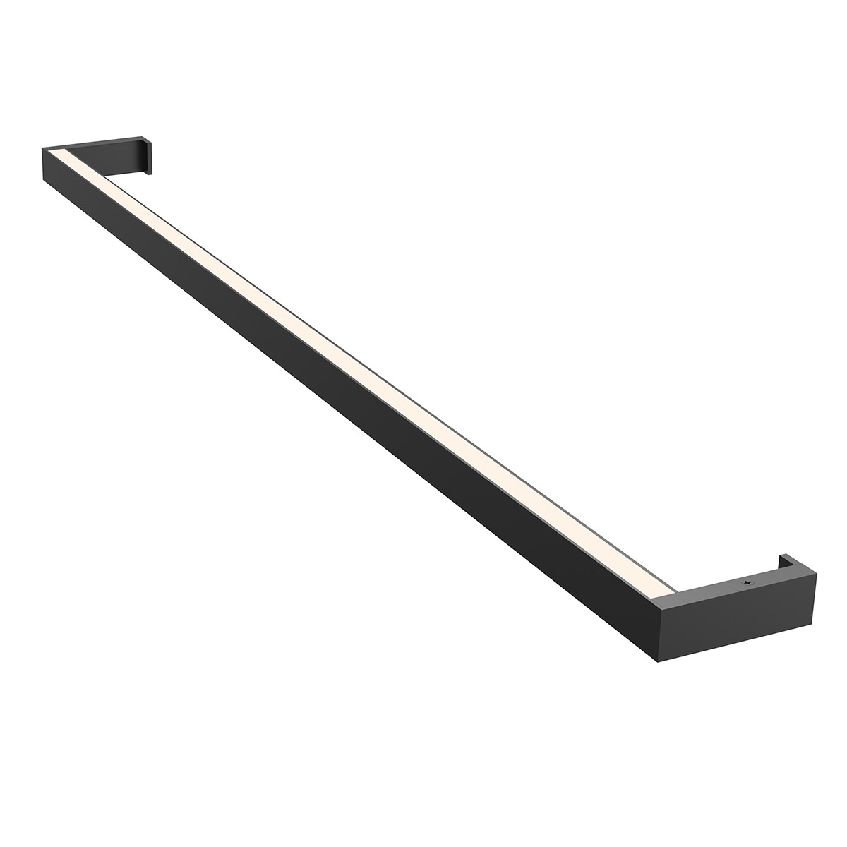 Thin-Line LED 36 inch Satin Black Wall Bar Wall Light in 3ft., 3000K
