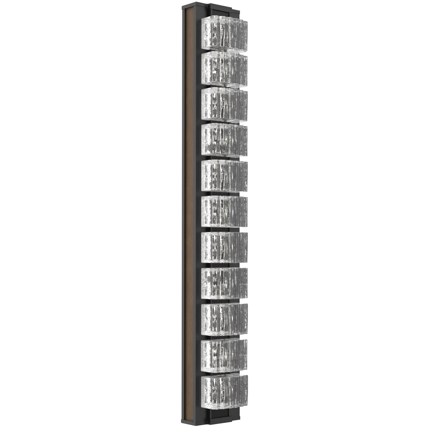 Tessera LED 5.1 inch Matte Black with Nutmeg Sconce Wall Light