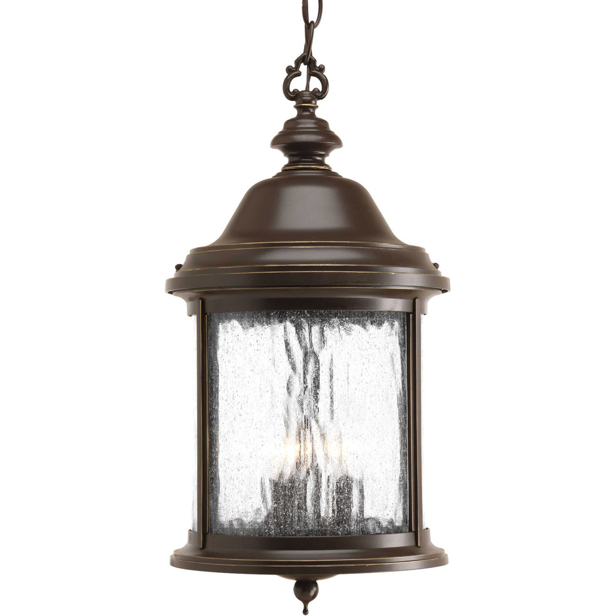 Ashmore 3 Light 9.63 inch Antique Bronze Outdoor Hanging Lantern