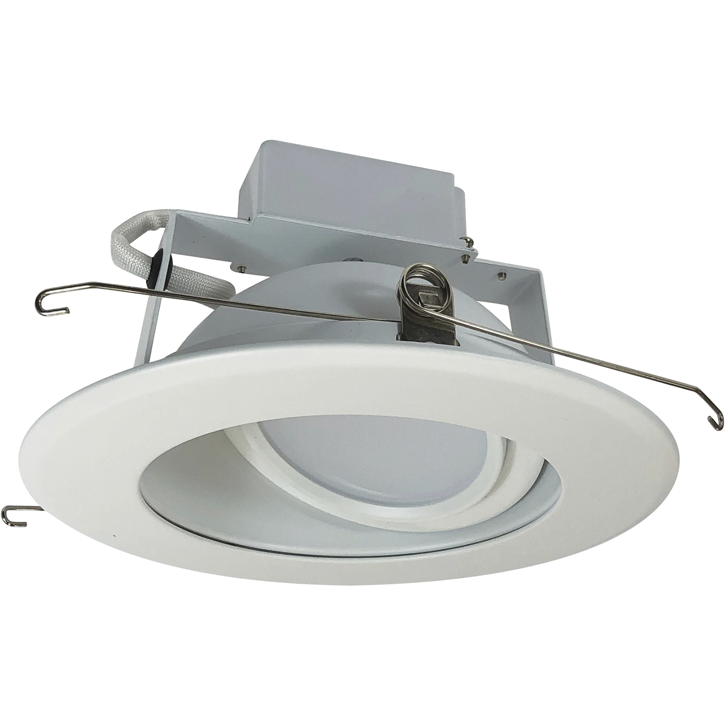Cobalt Matte Powder White Recessed Reflector in 3000K