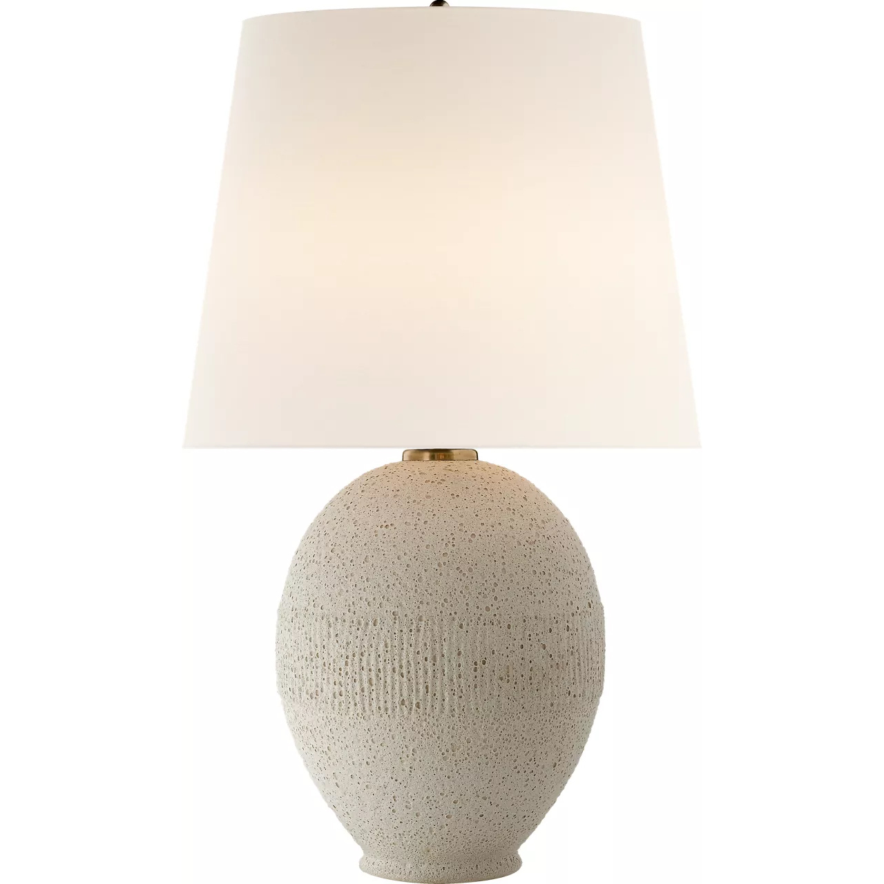 AERIN Toulon 27.25 inch 75 watt Volcanic Ivory Table Lamp Portable Light