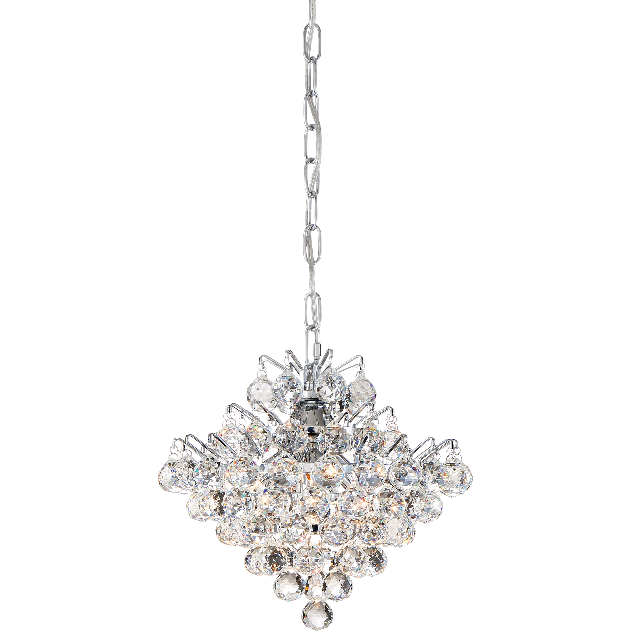 Bordeaux 4 Light 11.75 inch Polished Chrome Mini Pendant Ceiling Light