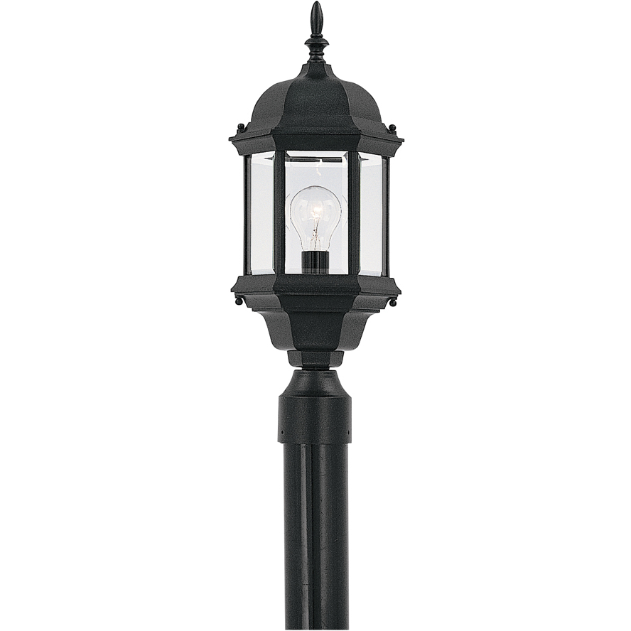 Devonshire 1 Light 20 inch Black Outdoor Post Lantern