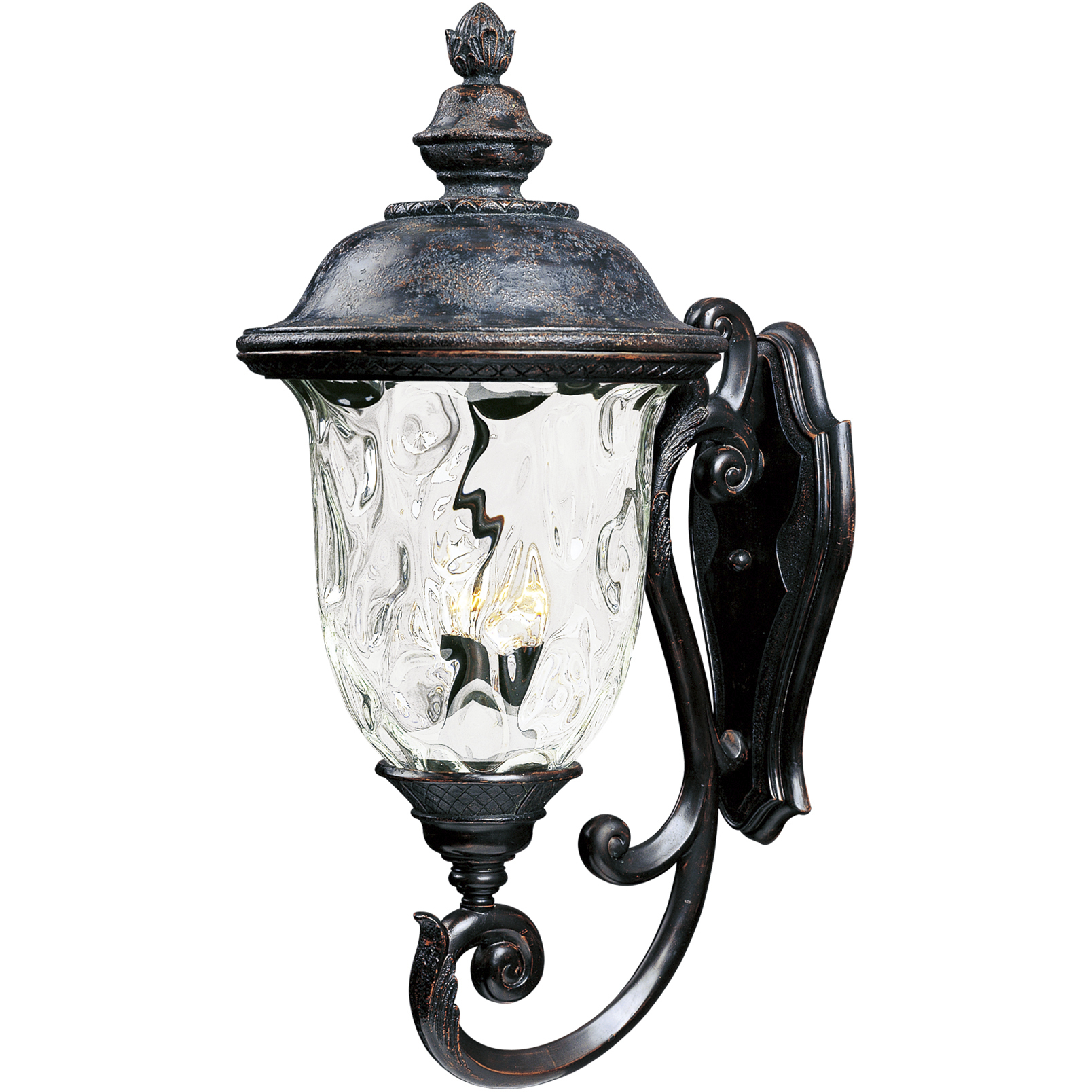 Carriage House DC 3 Light 31 inch Oriental Bronze Outdoor Wall Mount