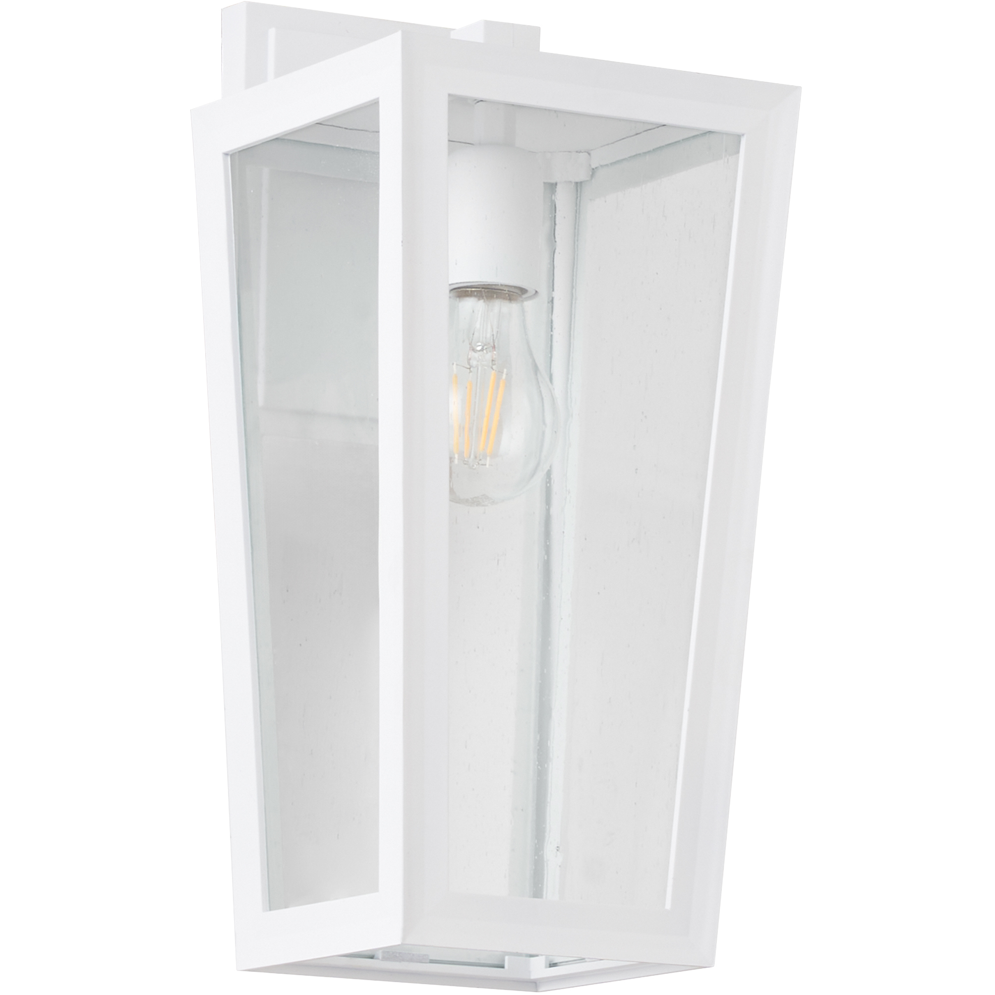 Bravo 1 Light 14.5 inch White Outdoor Wall Lantern