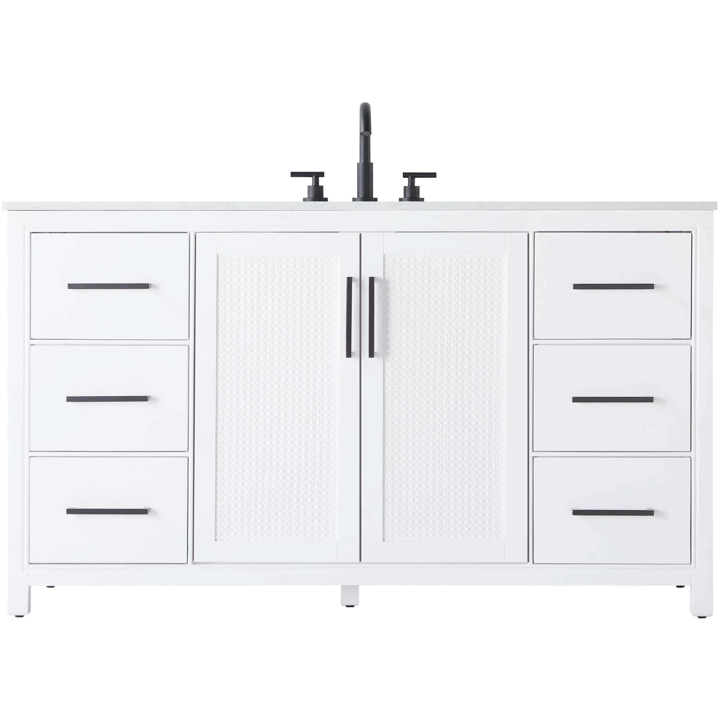 Alina 60 X 34 inch White Bathroom Vanity Cabinet