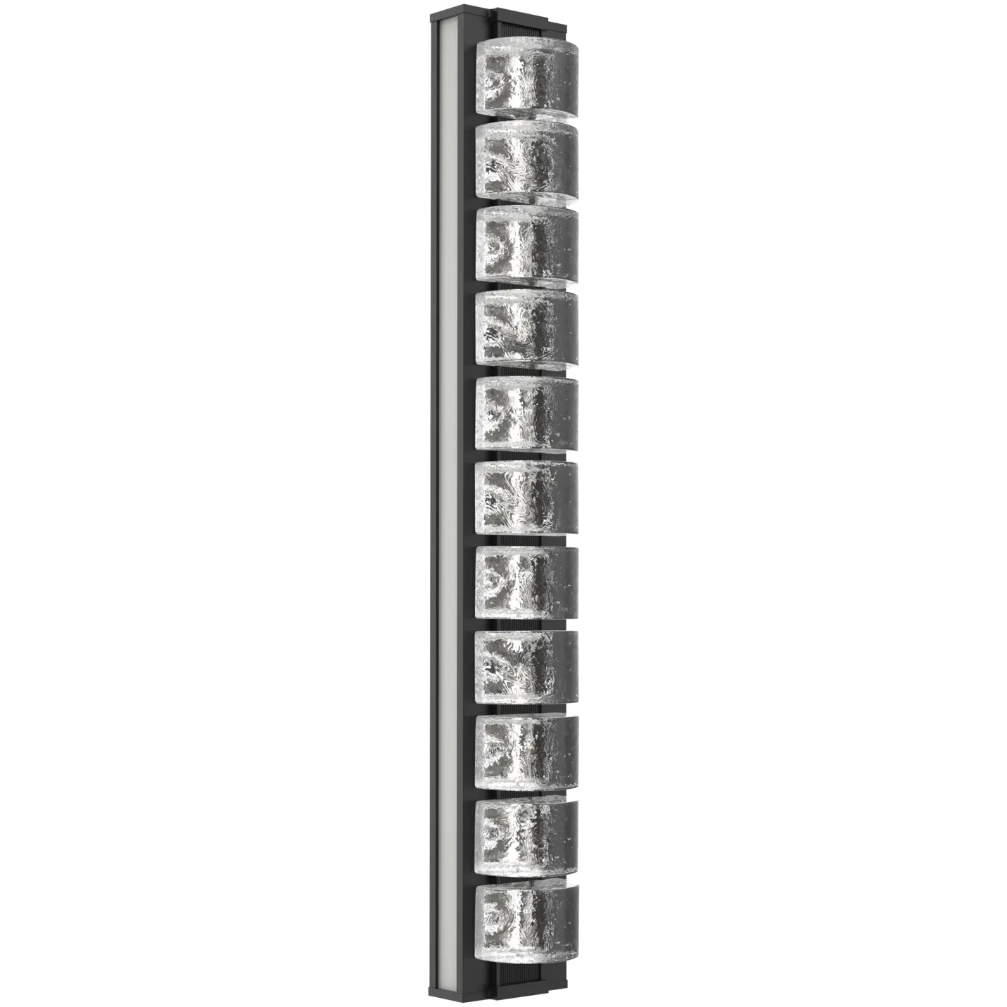 Tessera LED 5.1 inch Matte Black with Salt White Sconce Wall Light