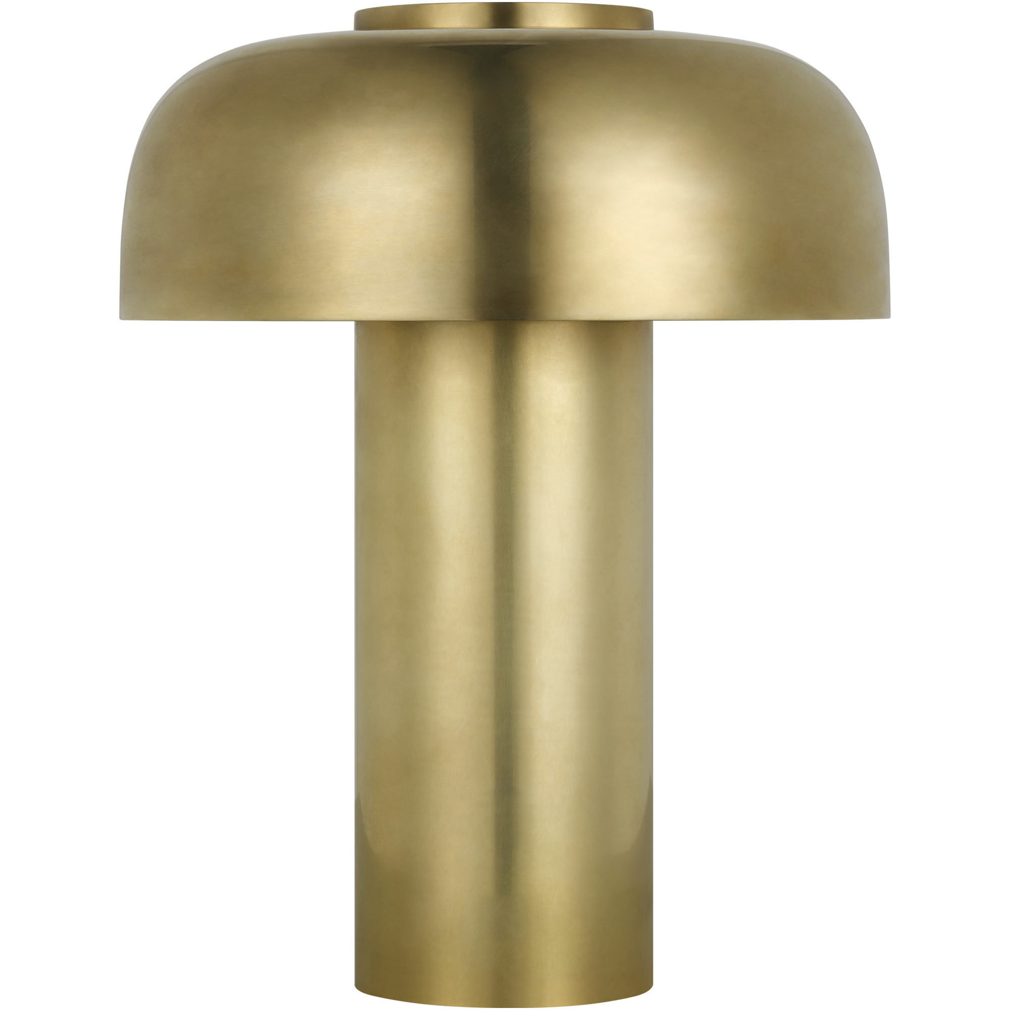 Sean Lavin Louver 8.8 inch 2.2 watt Hand Rubbed Antique Brass Rechargeable Table Lamp Portable Light