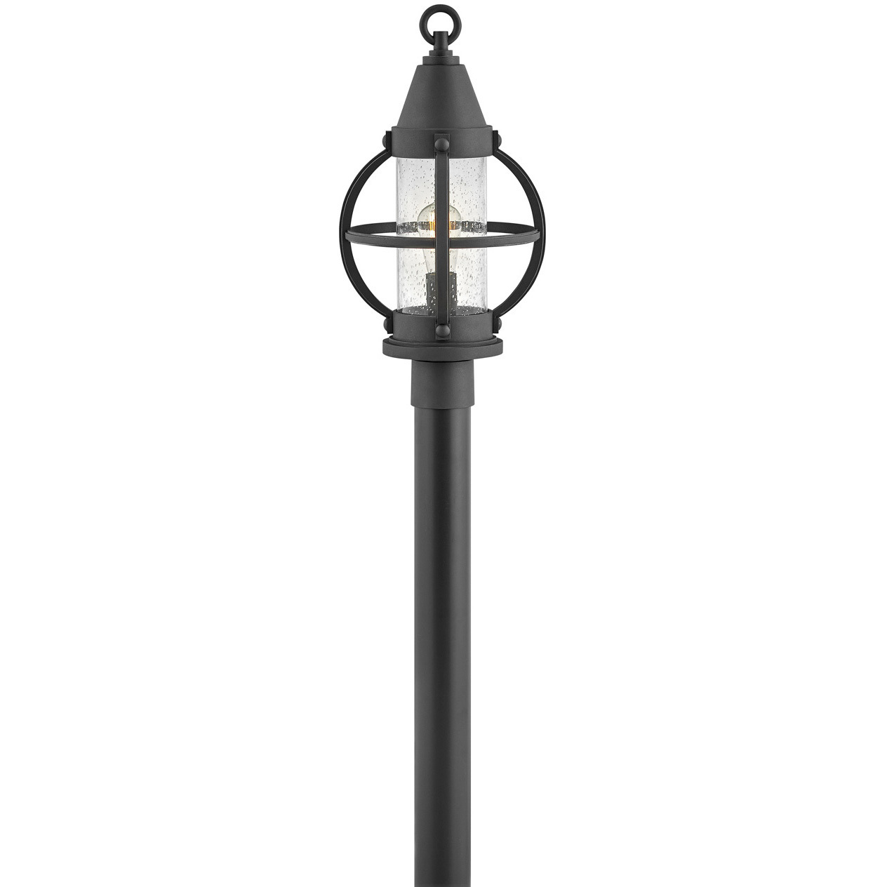 Coastal Elements Chatham 1 Light 20.75 inch Museum Black Outdoor Post Mount Lantern