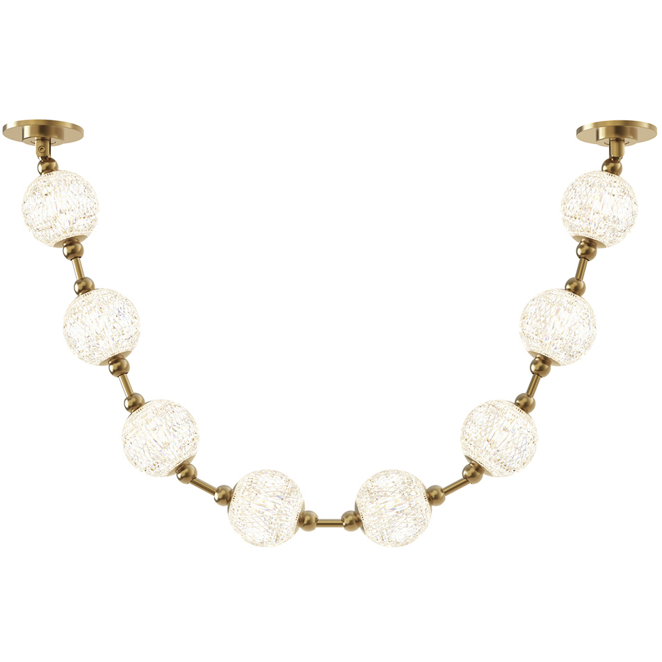 Marni LED 4.38 inch Natural Brass Pendant Ceiling Light